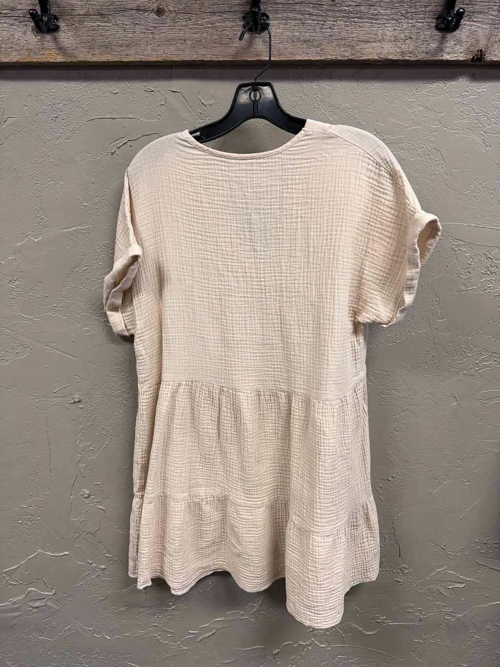 Cotton Gauze Mini Dress