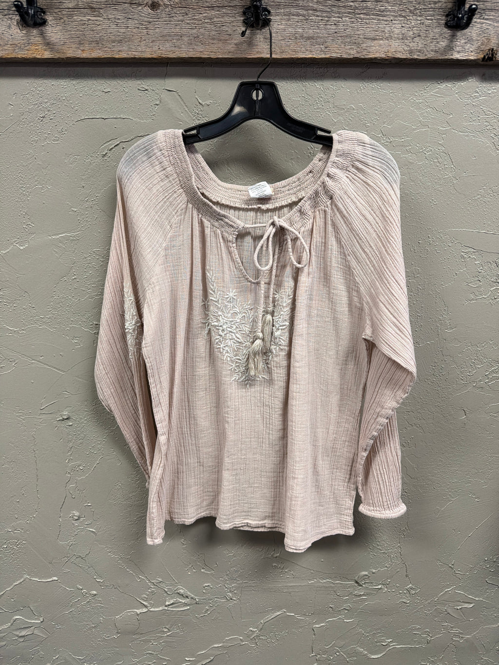Sweet Magnolia Peasant Blouse (org$65)