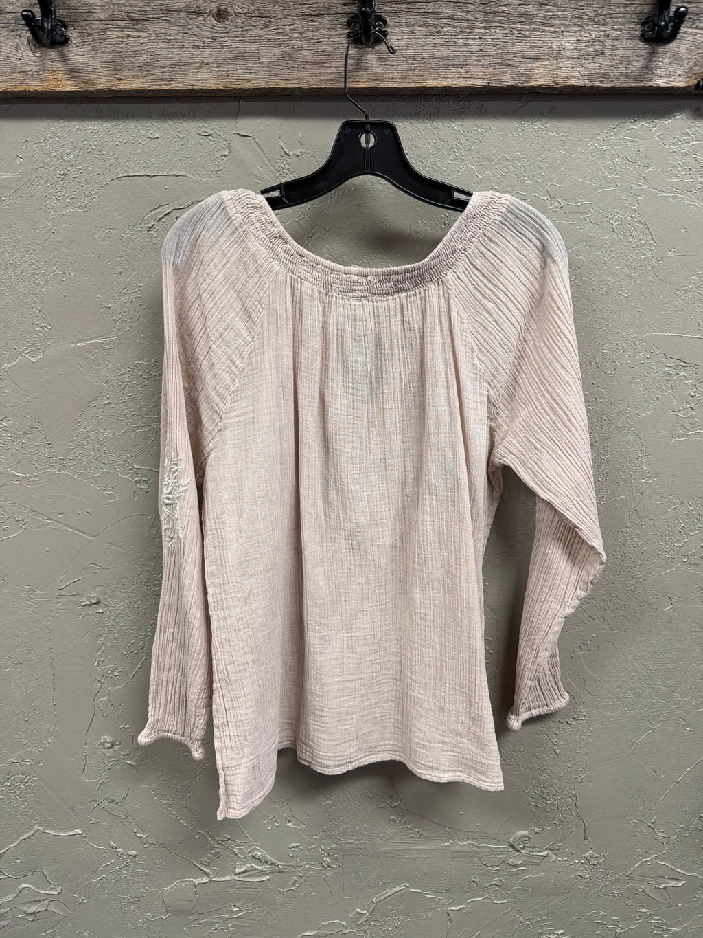 Sweet Magnolia Peasant Blouse (org$65)