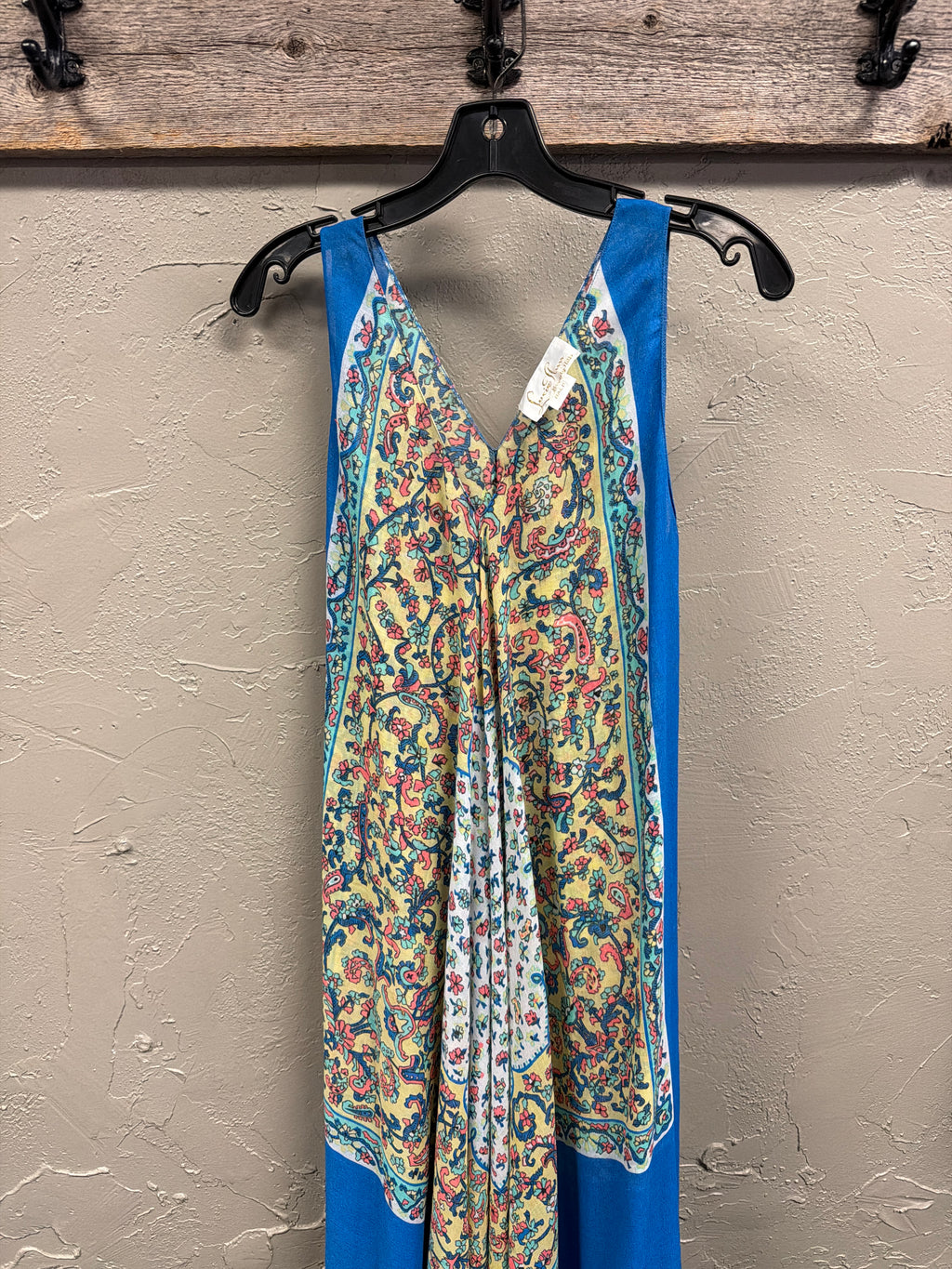 Vtg Lucie Ann Lounge Gown