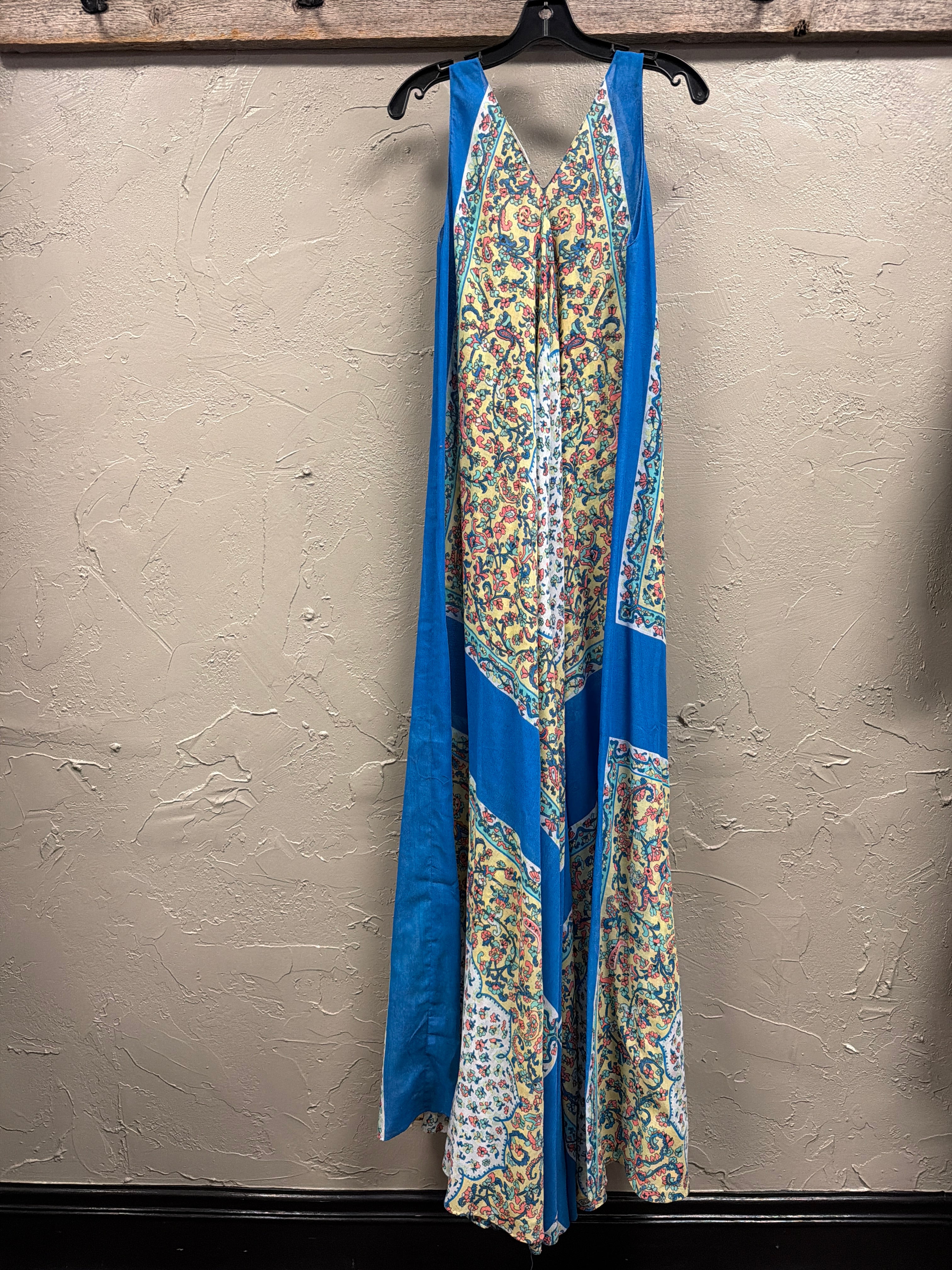 Vtg Lucie Ann Lounge Gown