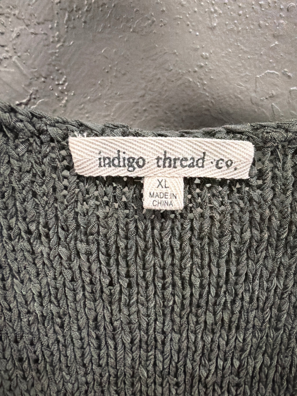 NWOT Indigo Thread Fringe Vest (org$65)