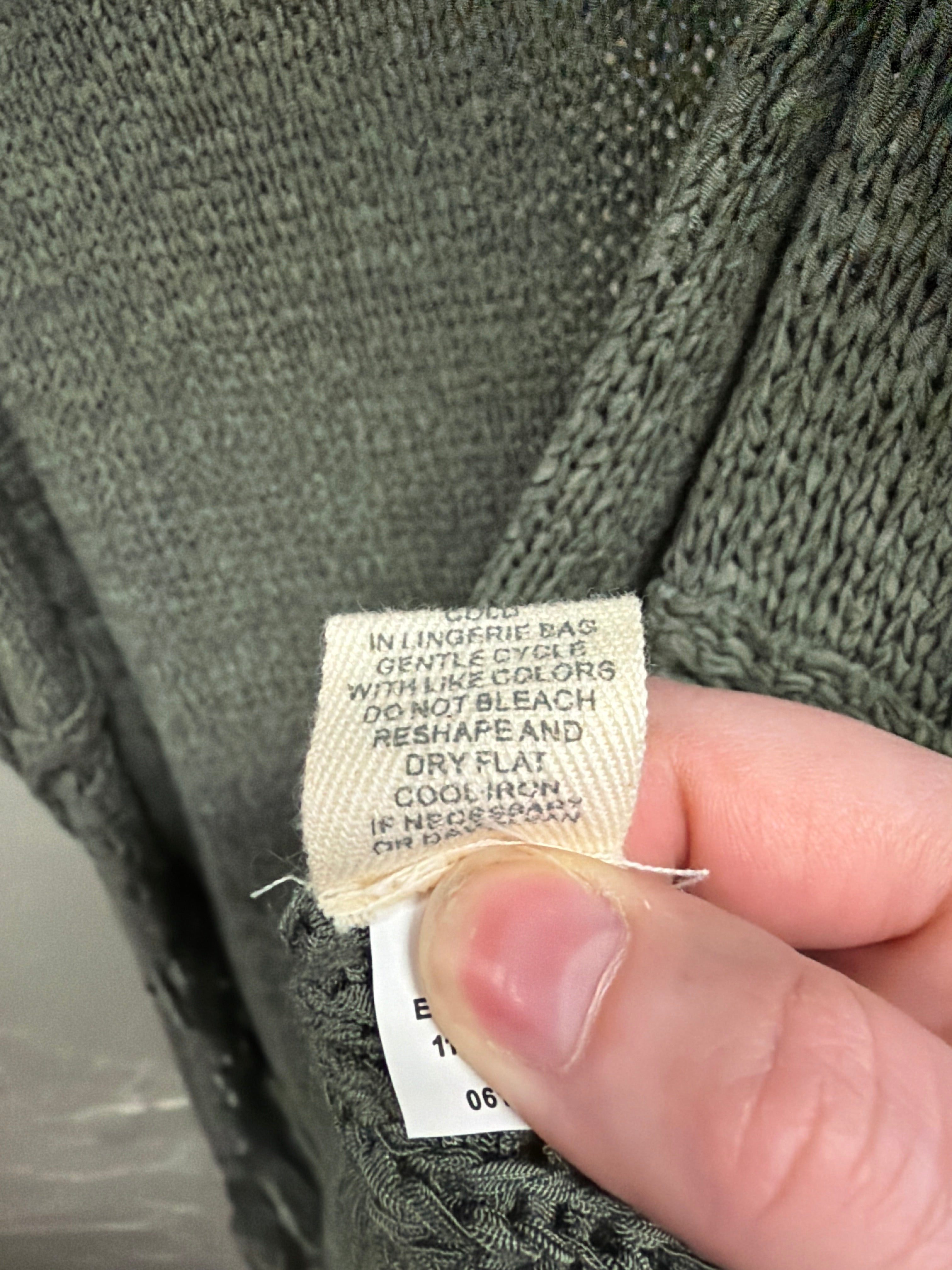 NWOT Indigo Thread Fringe Vest (org$65)