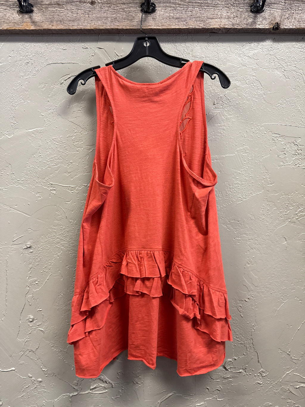 NWOT Indigo Thread Ruffled Hem Tank (org$50)