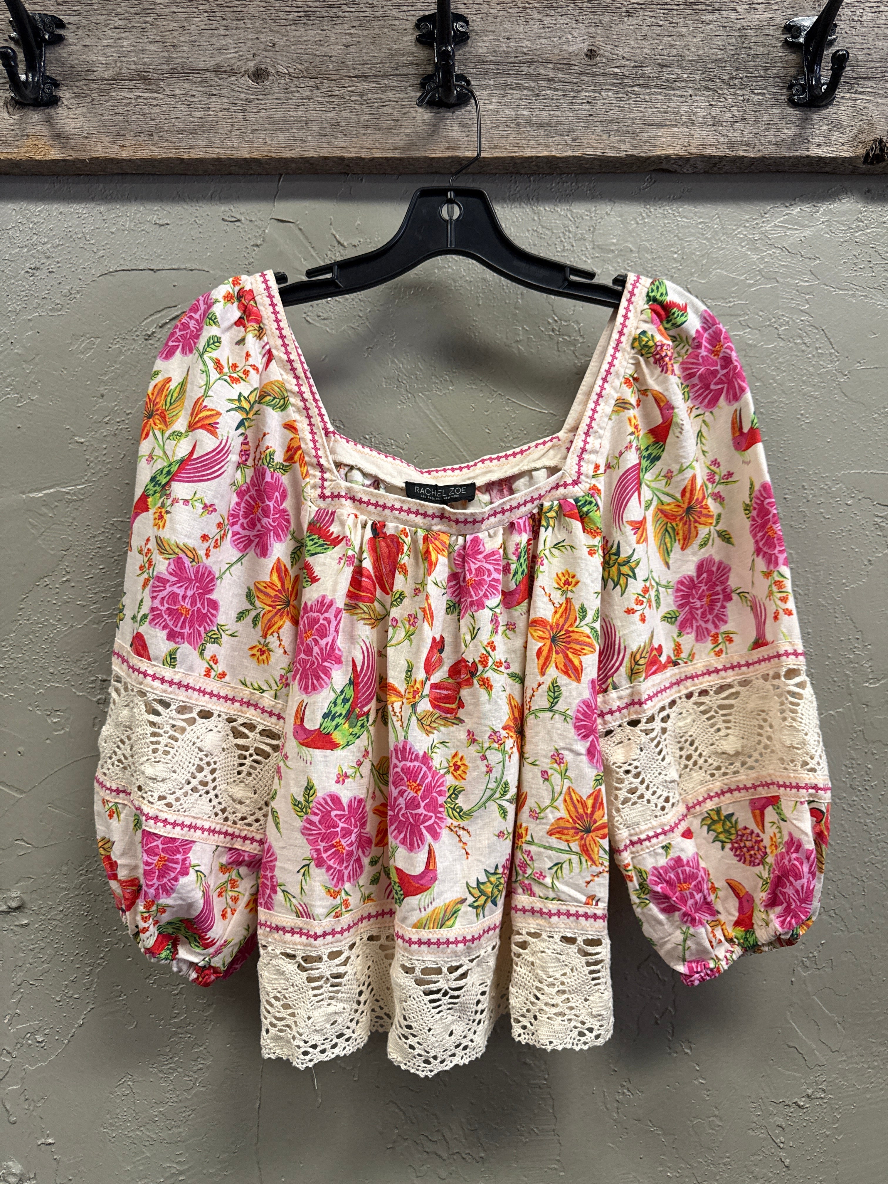 NWT Rachel Zoe Floral Top