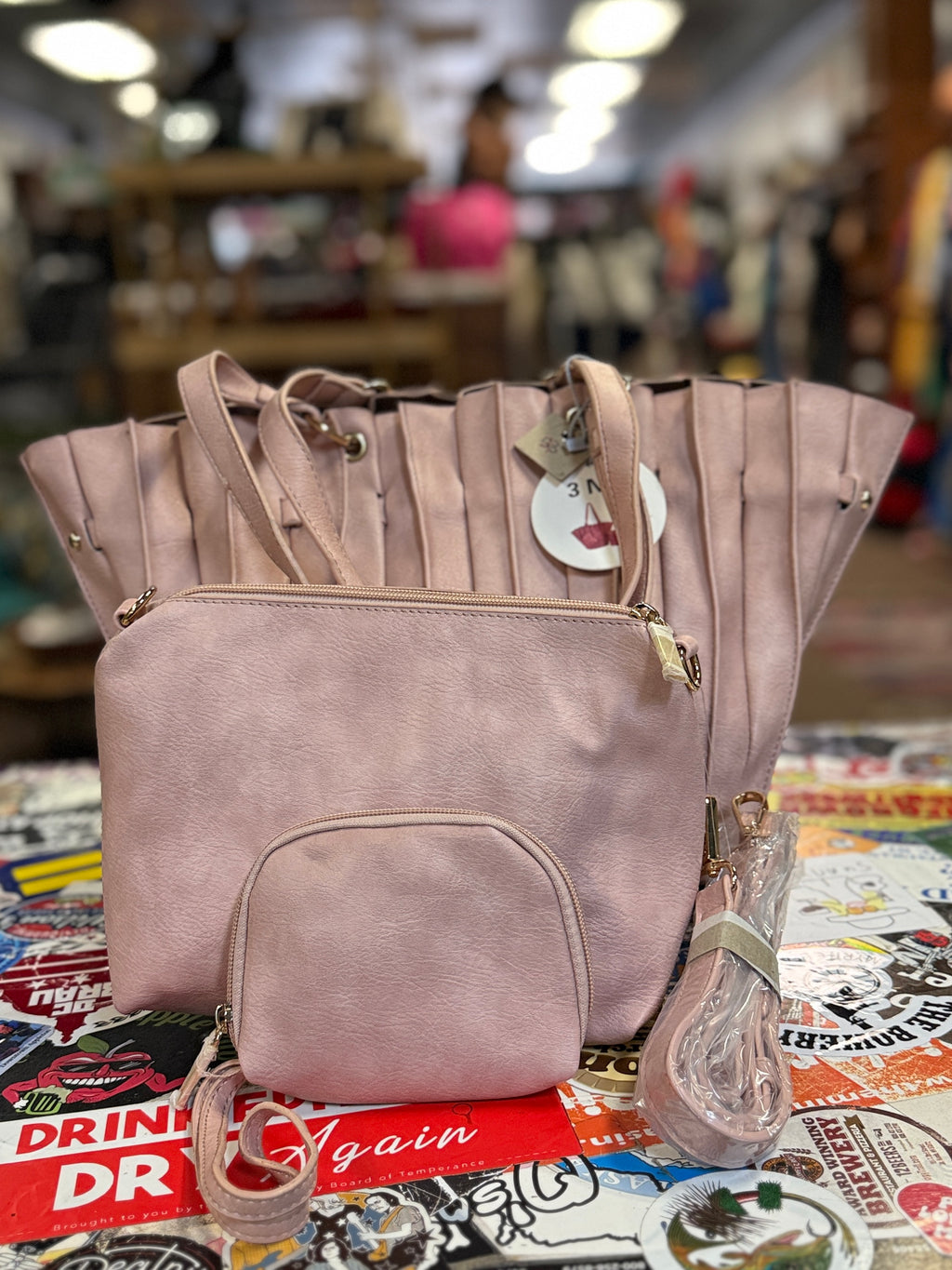 NWT Calin 3-in-1 Large Tote (org$53)