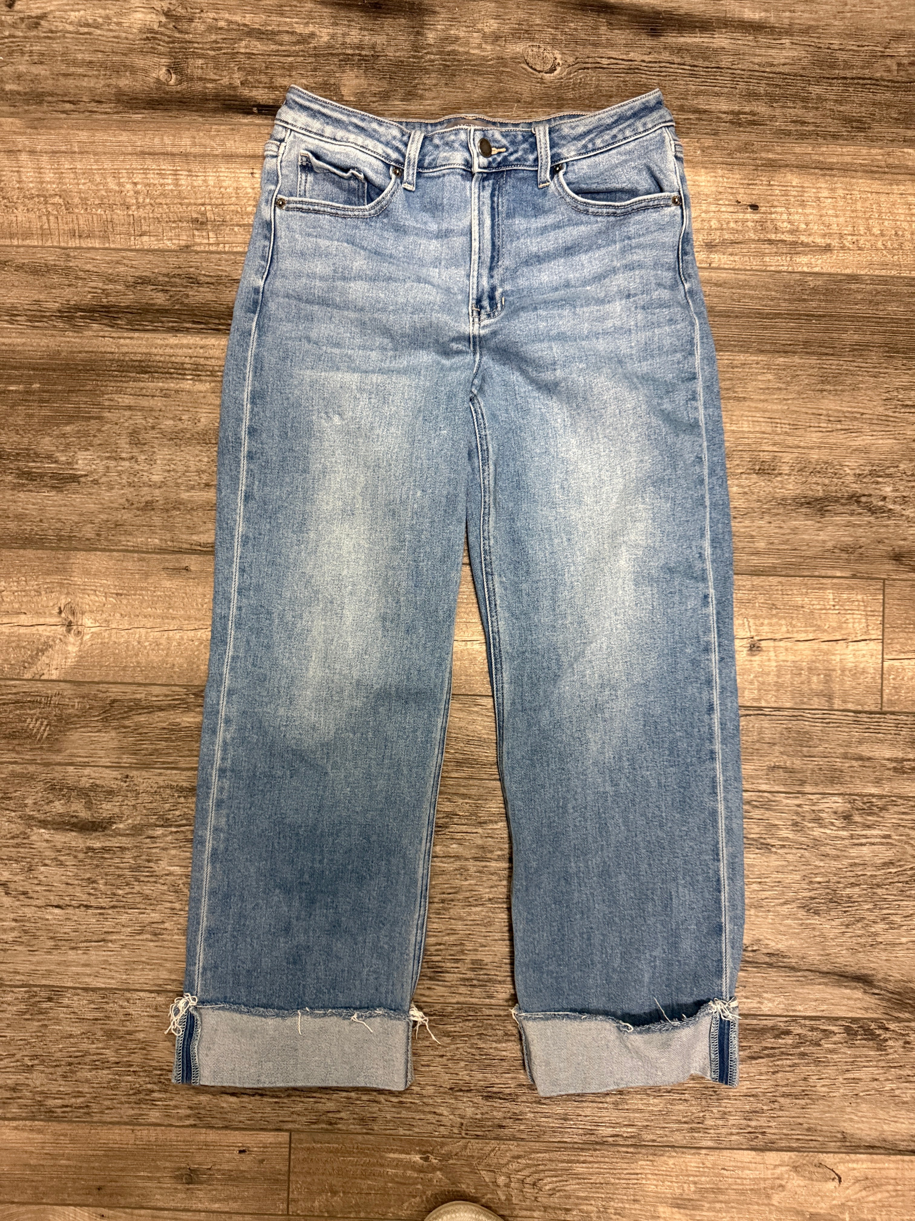 Just USA Straight Cuffed Jean