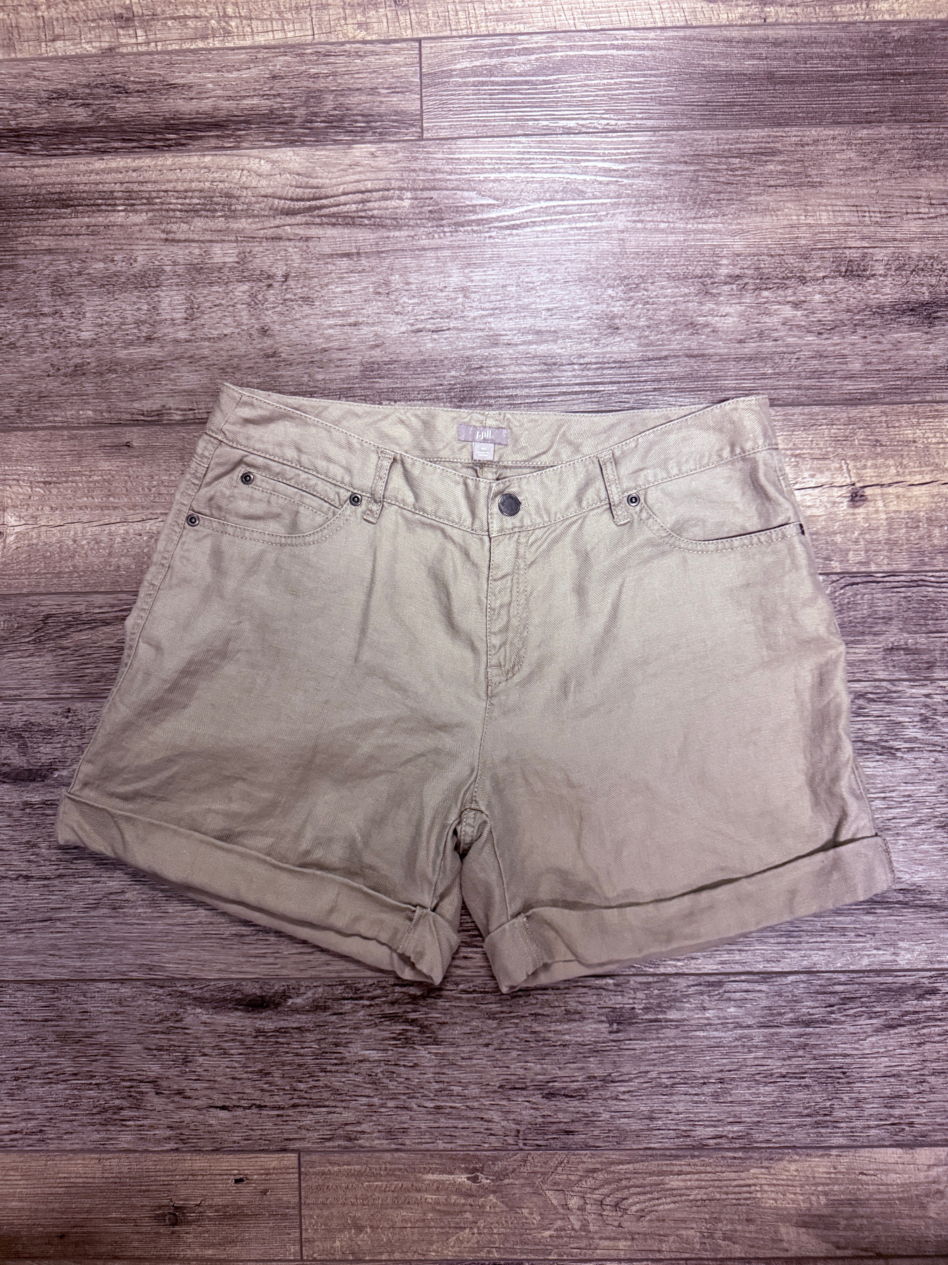 J Jill Cuffed Linen Shorts (org$79)