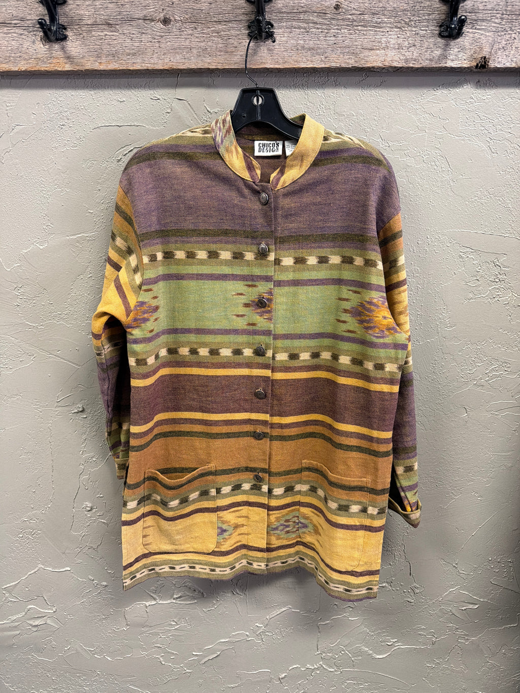 Vtg Chicos Southwest Pattern Jacket