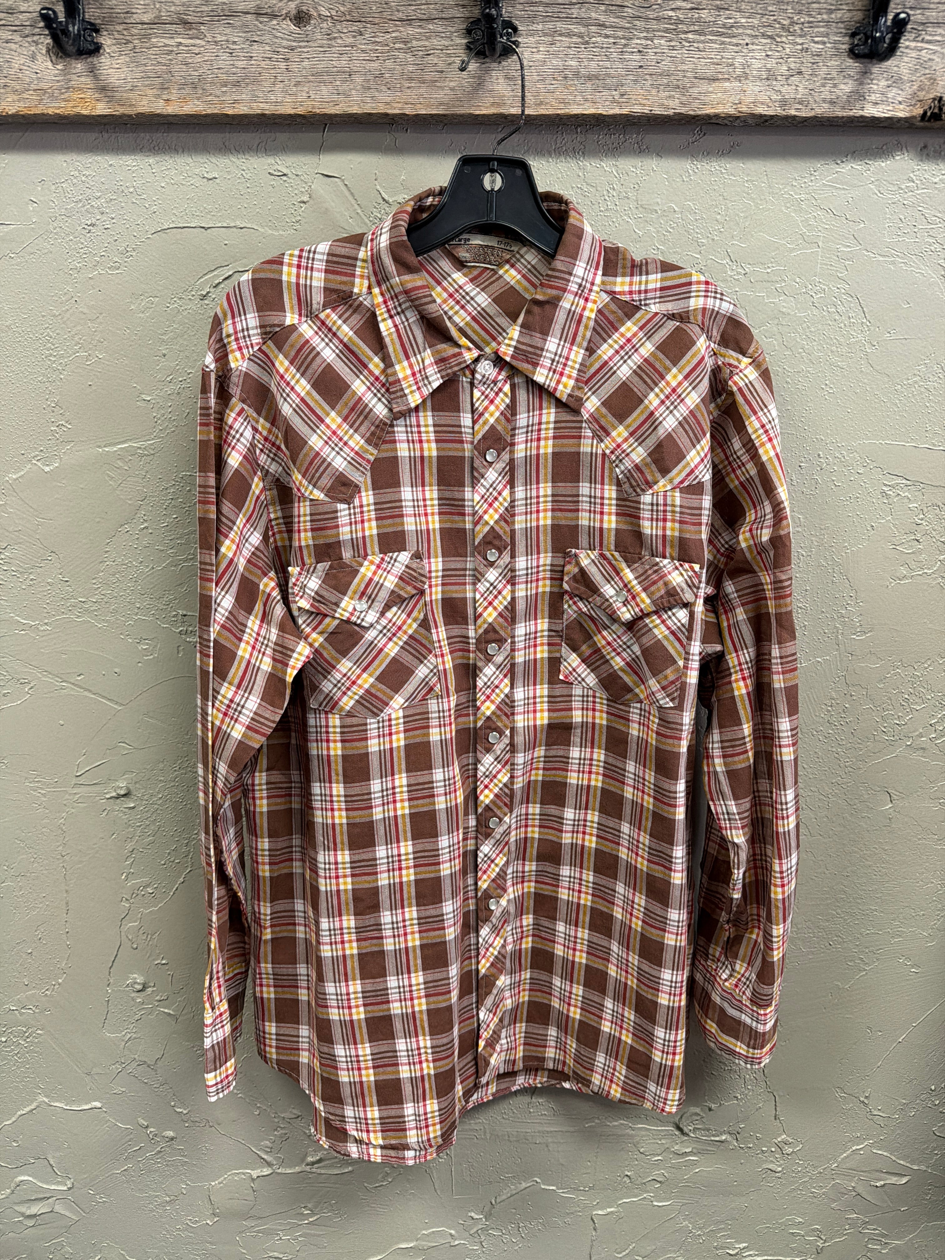 Vtg 70s Sears Western Wear Shirt