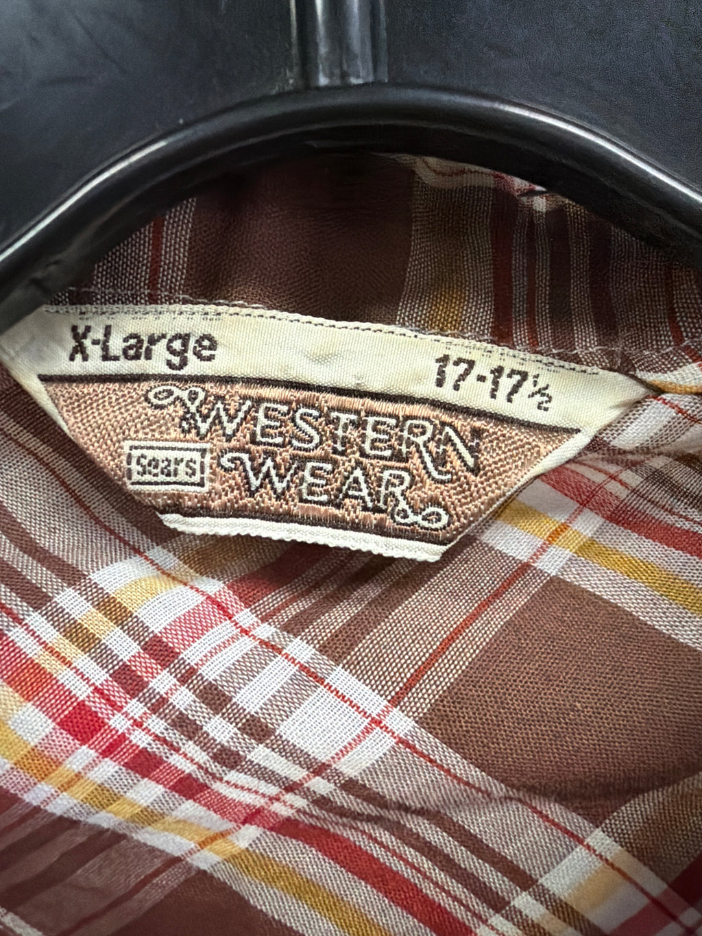 Vtg 70s Sears Western Wear Shirt