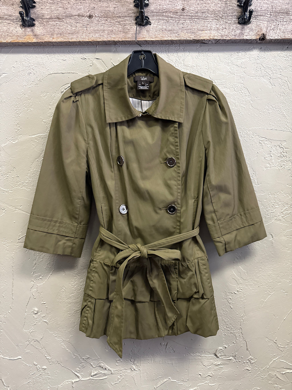 Luii Dbl Breasted Trench (org$148)