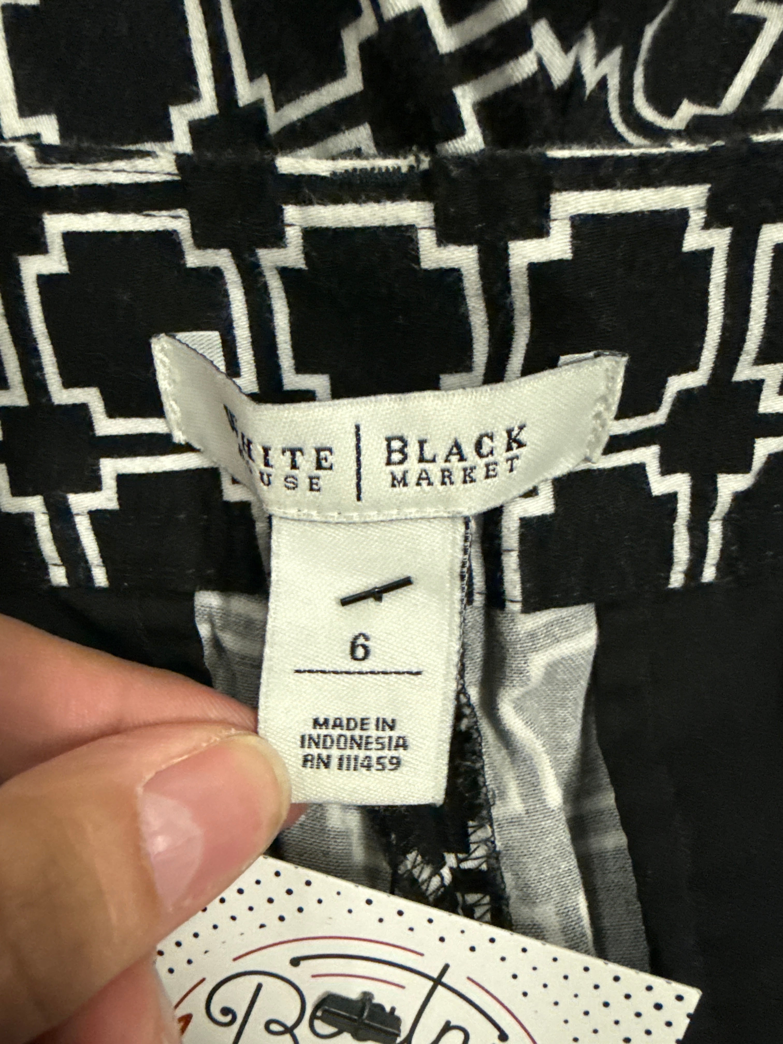 WHBM Geometric Print Short
