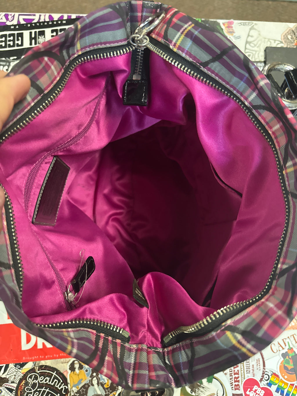 Vtg Coach Poppy Glam Tote