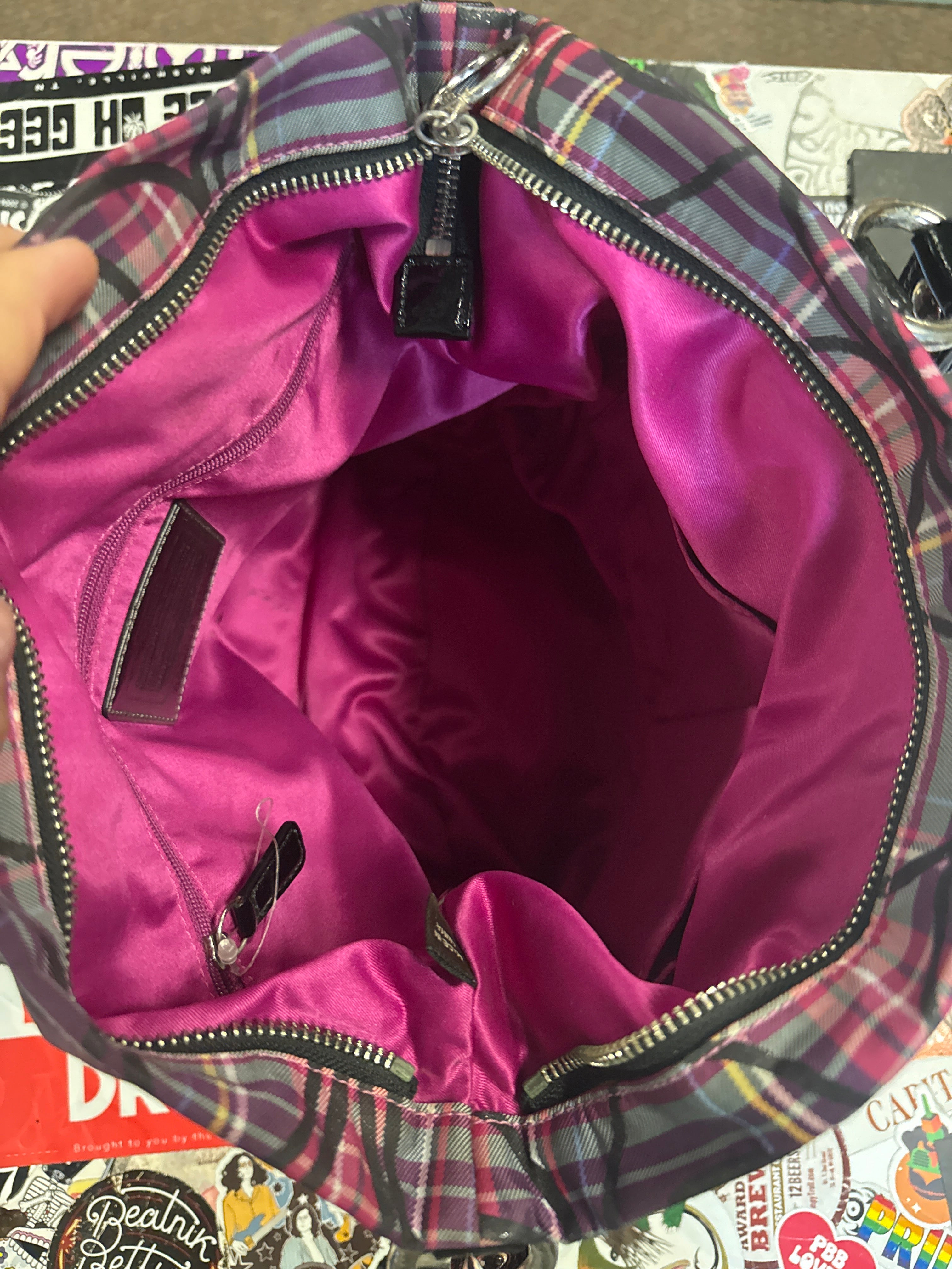 Vtg Coach Poppy Glam Tote