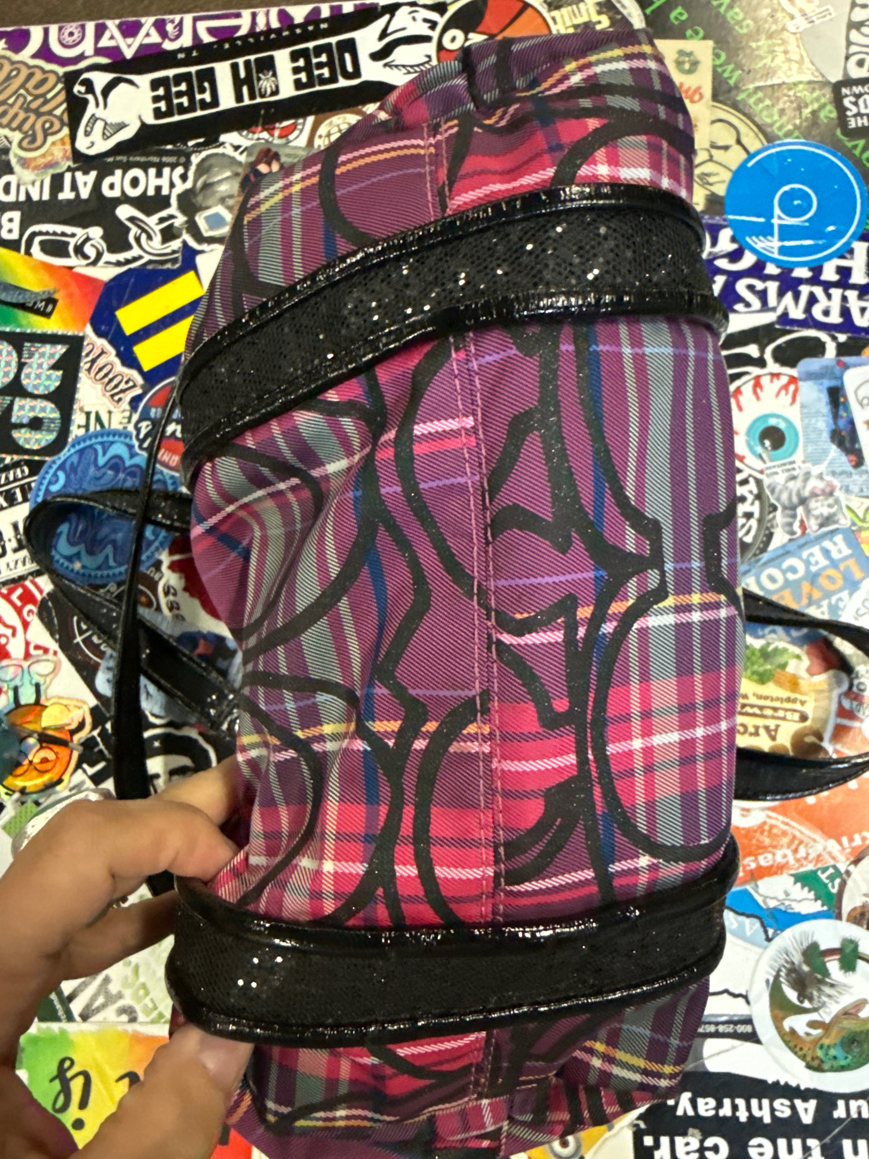 Vtg Coach Poppy Glam Tote