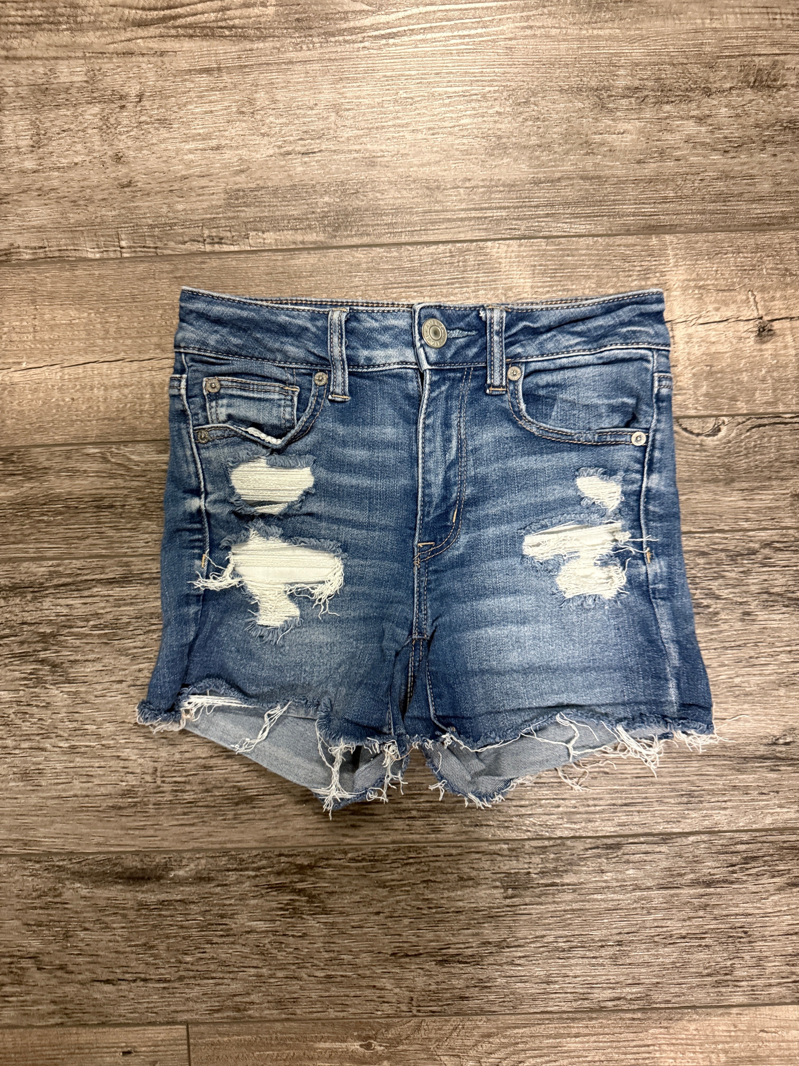 AEO Distressed Denim Shorts (org$60)
