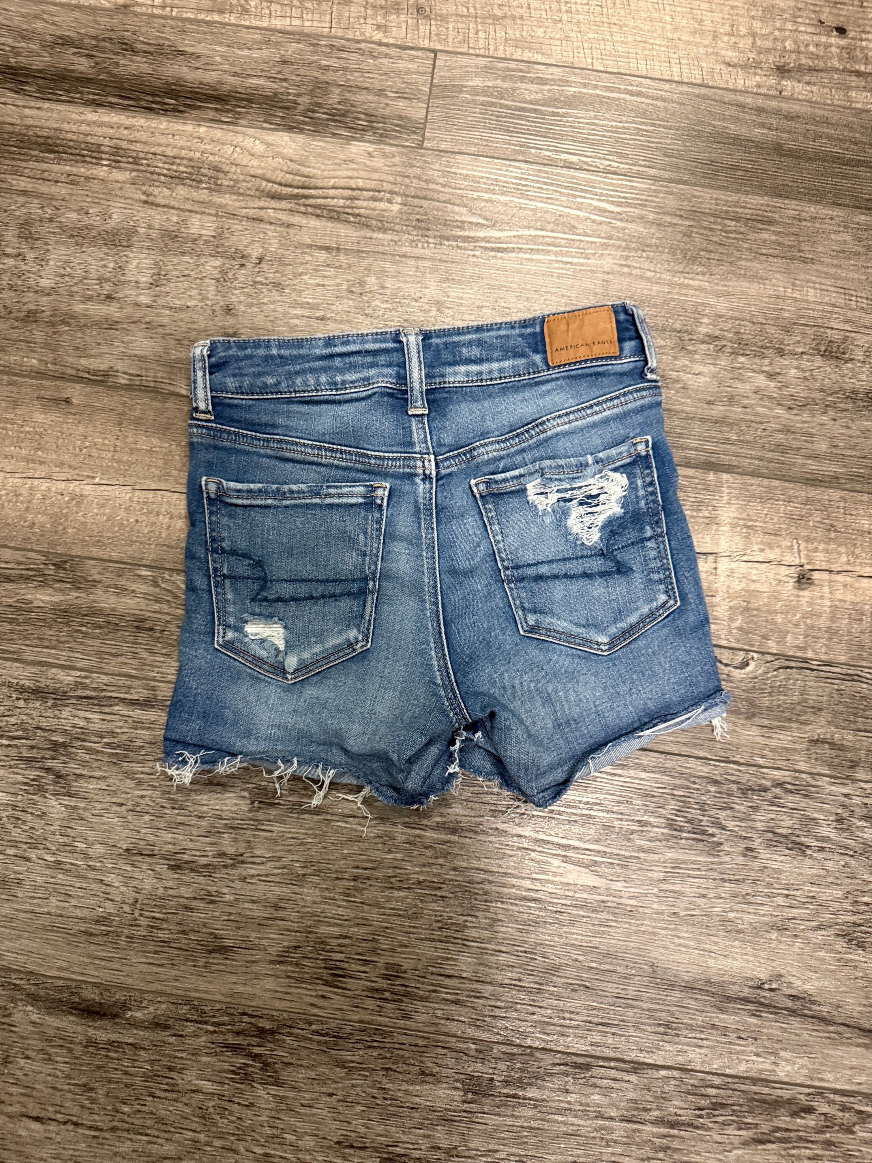 AEO Distressed Denim Shorts (org$60)