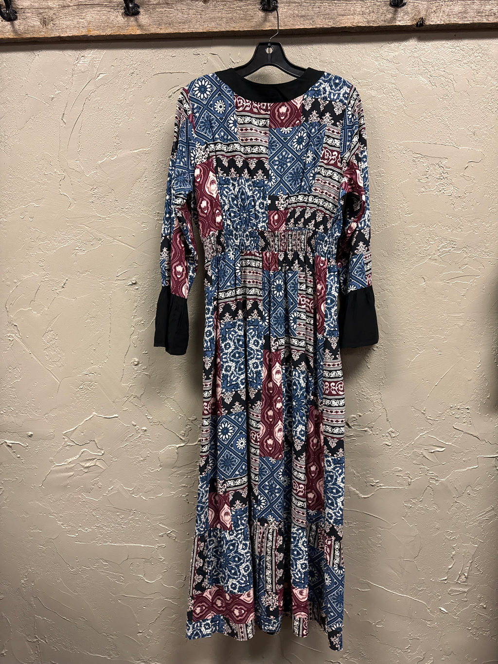 NWOT Indigo Thread Patchwork Maxi (org$88)