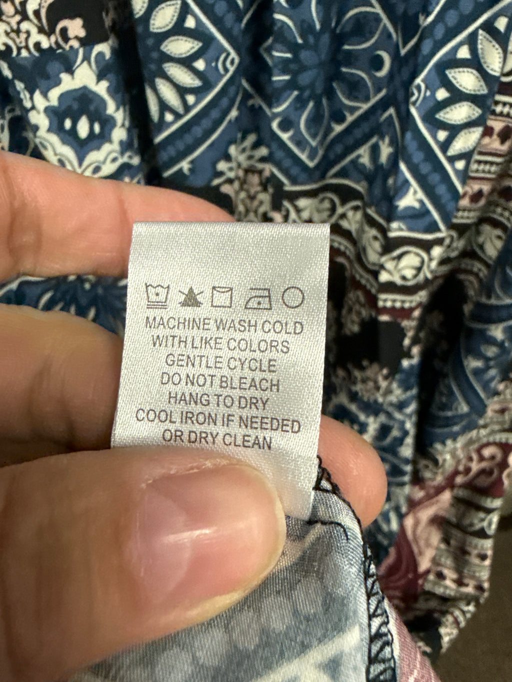 NWOT Indigo Thread Patchwork Maxi (org$88)