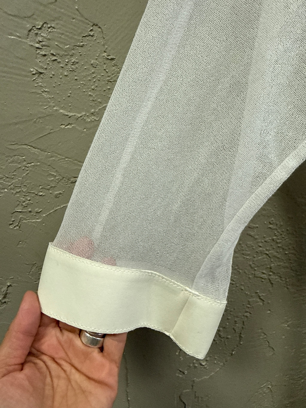 NWT Lafayette 148 Sheer Mesh Top (org$348)