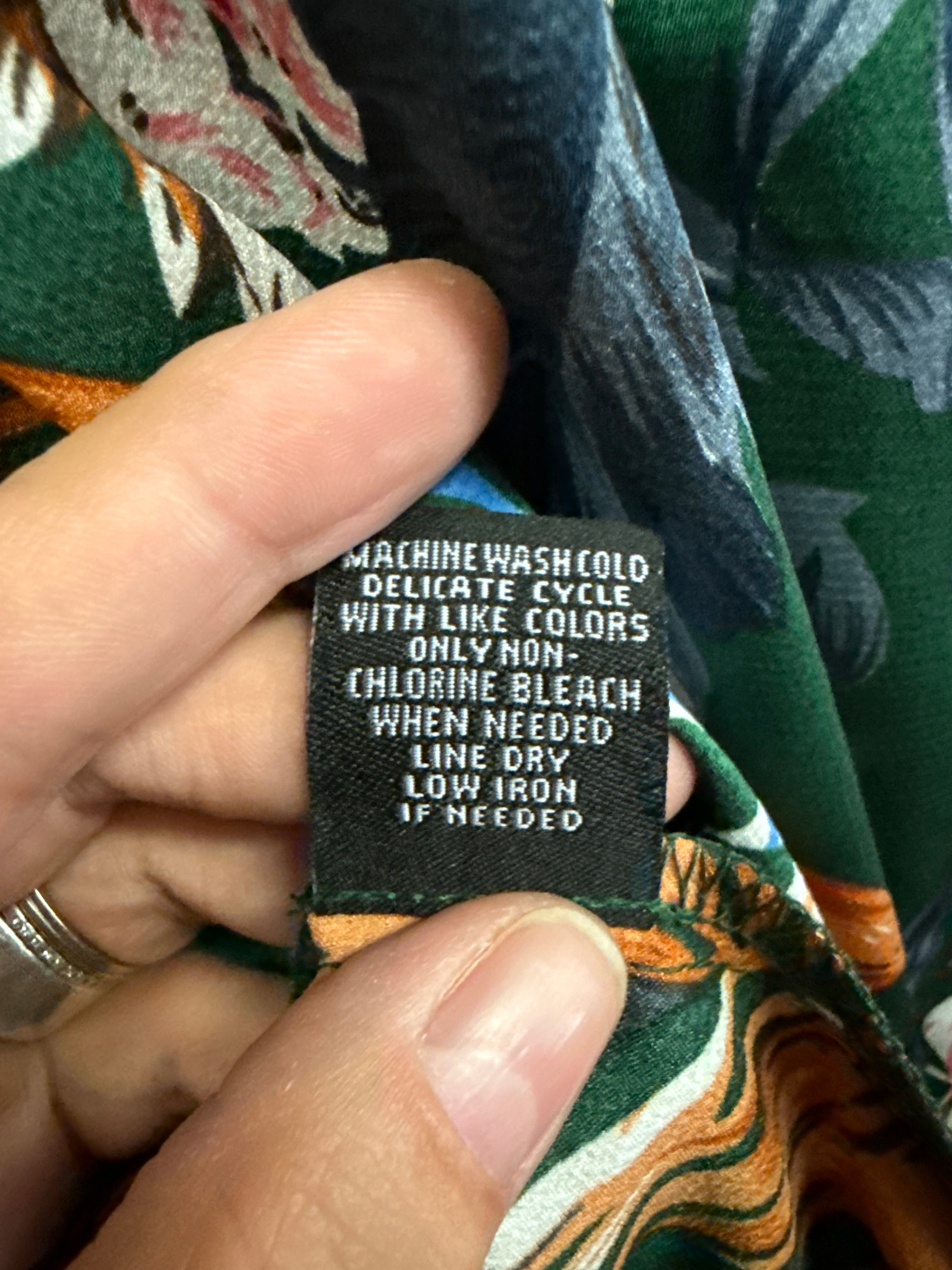 NWOT mod/x Tropical Print Tunic (org$48)
