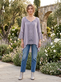 NWOT Indigo Thread Boho Peasant Blouse (org$49)