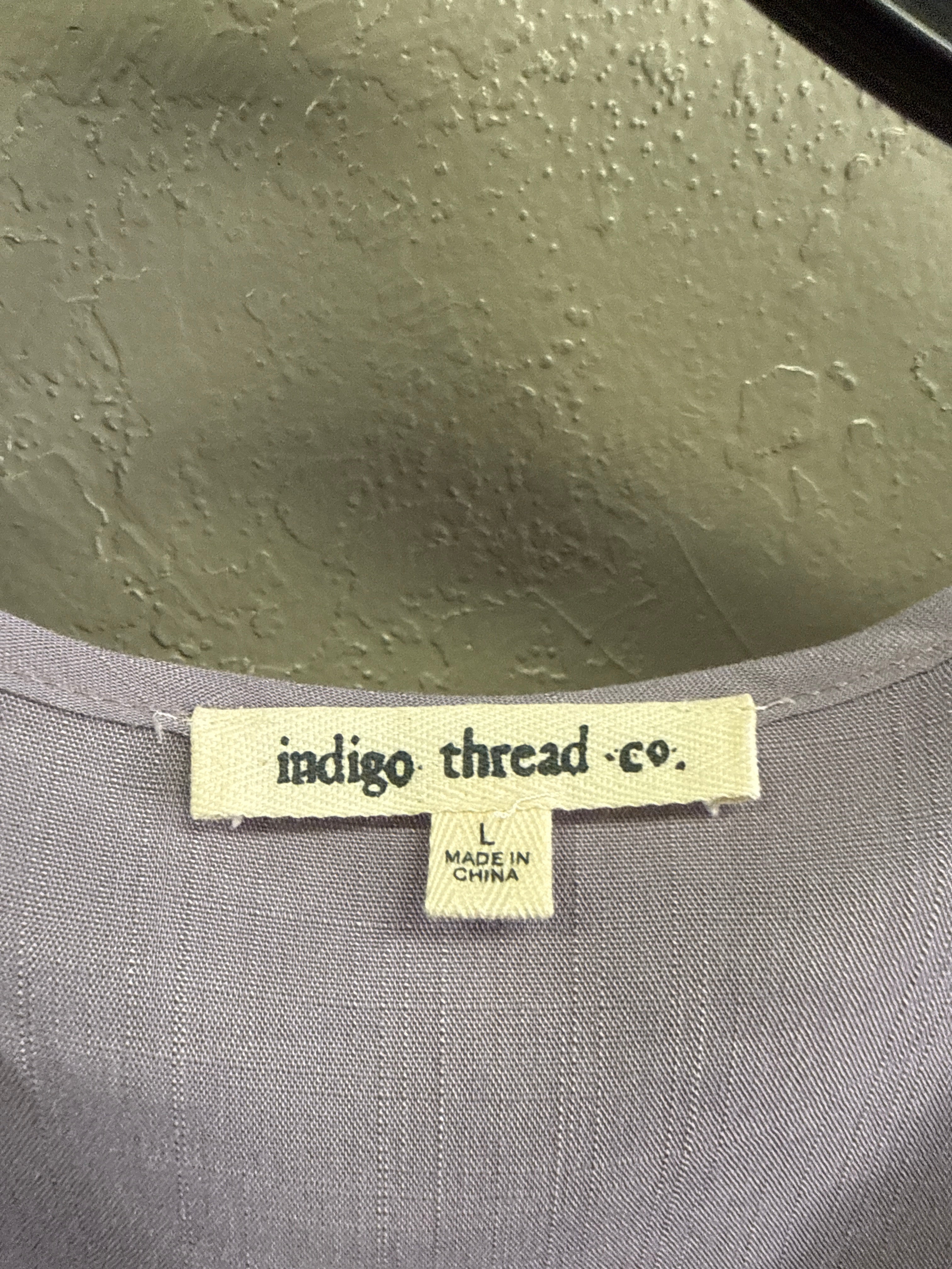 NWOT Indigo Thread Boho Peasant Blouse (org$49)
