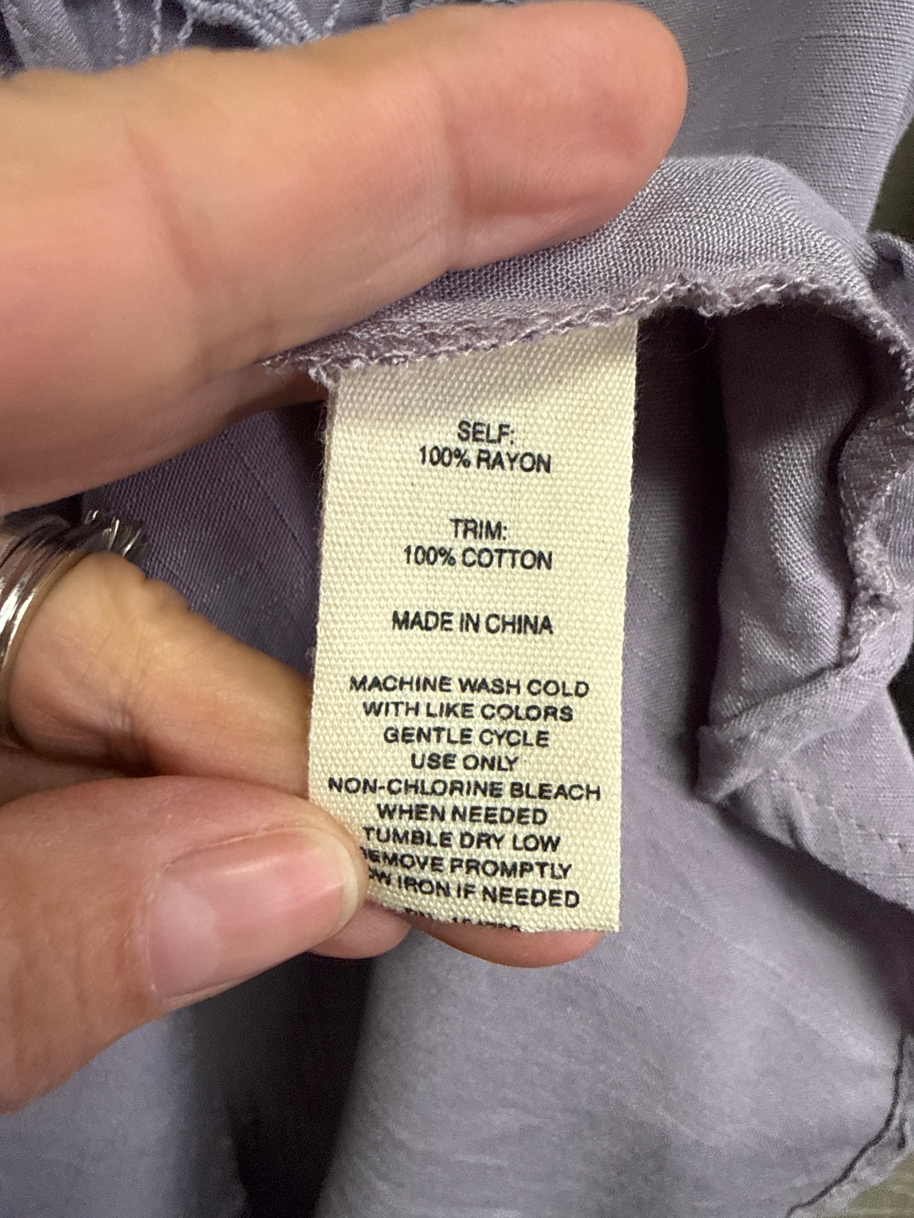NWOT Indigo Thread Boho Peasant Blouse (org$49)