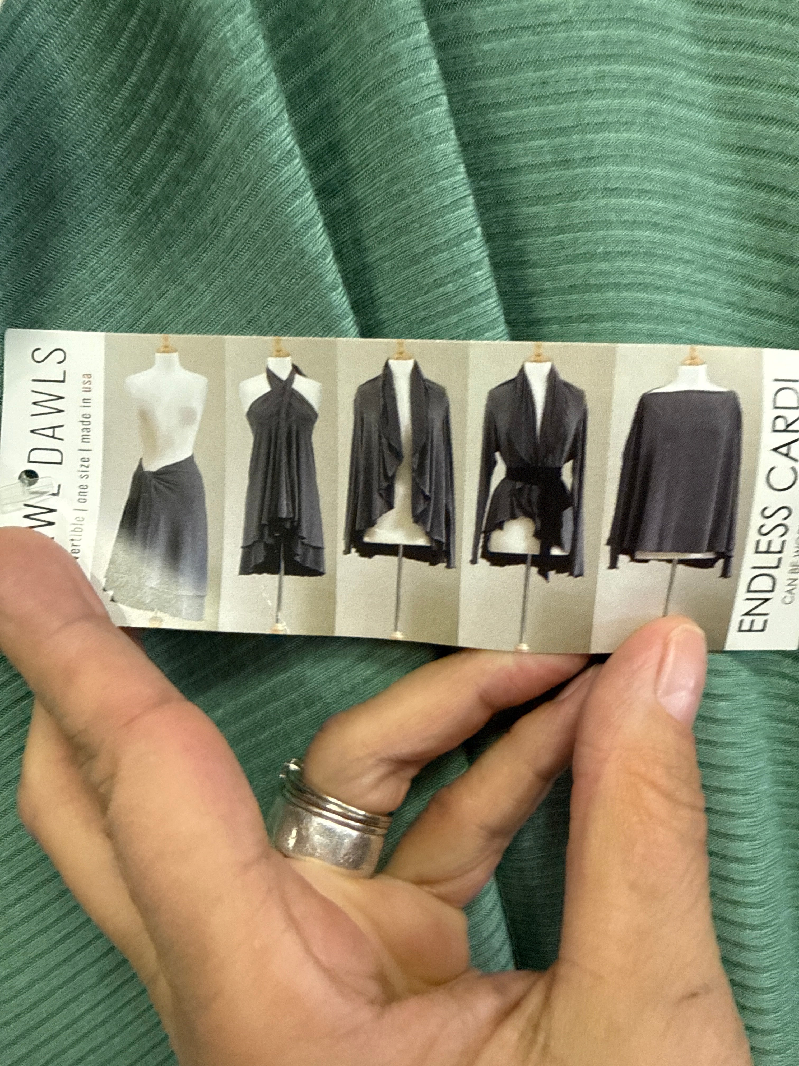 NWT Shawl Dawls Endless Cardi (org$78)
