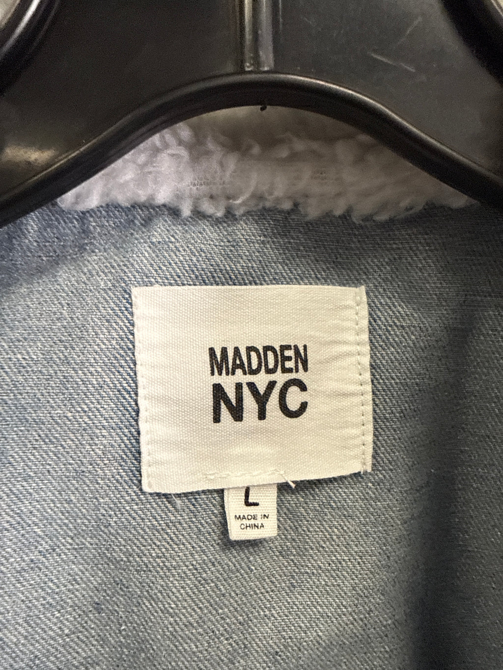NWT Madden Crop Denim Vest