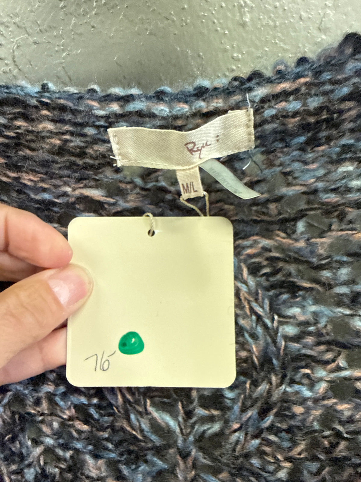 NWT Ryu Marled Knit Tunic Sweater (org$76)