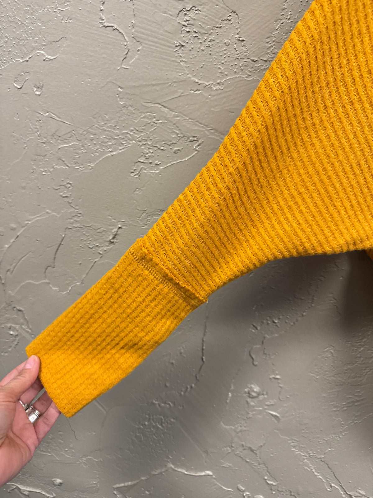 NWT Elan Waffle Knit Top (org$64)