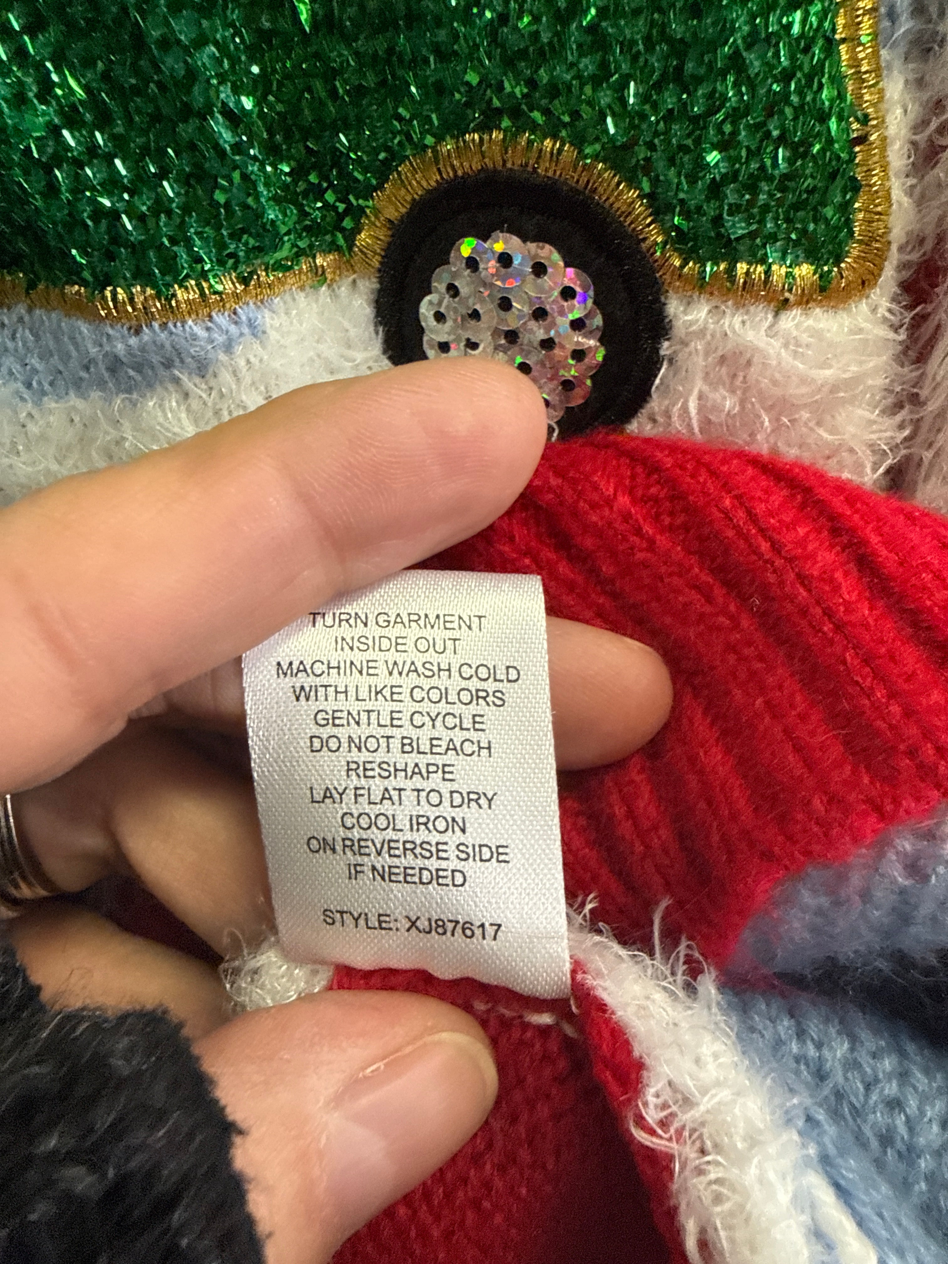 Camping Santa Sweater