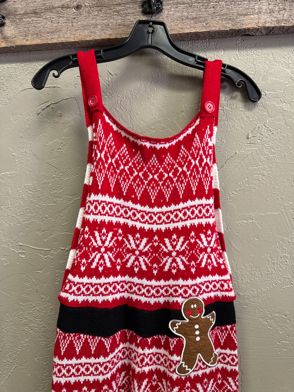 Fair Isle Holiday Overalls