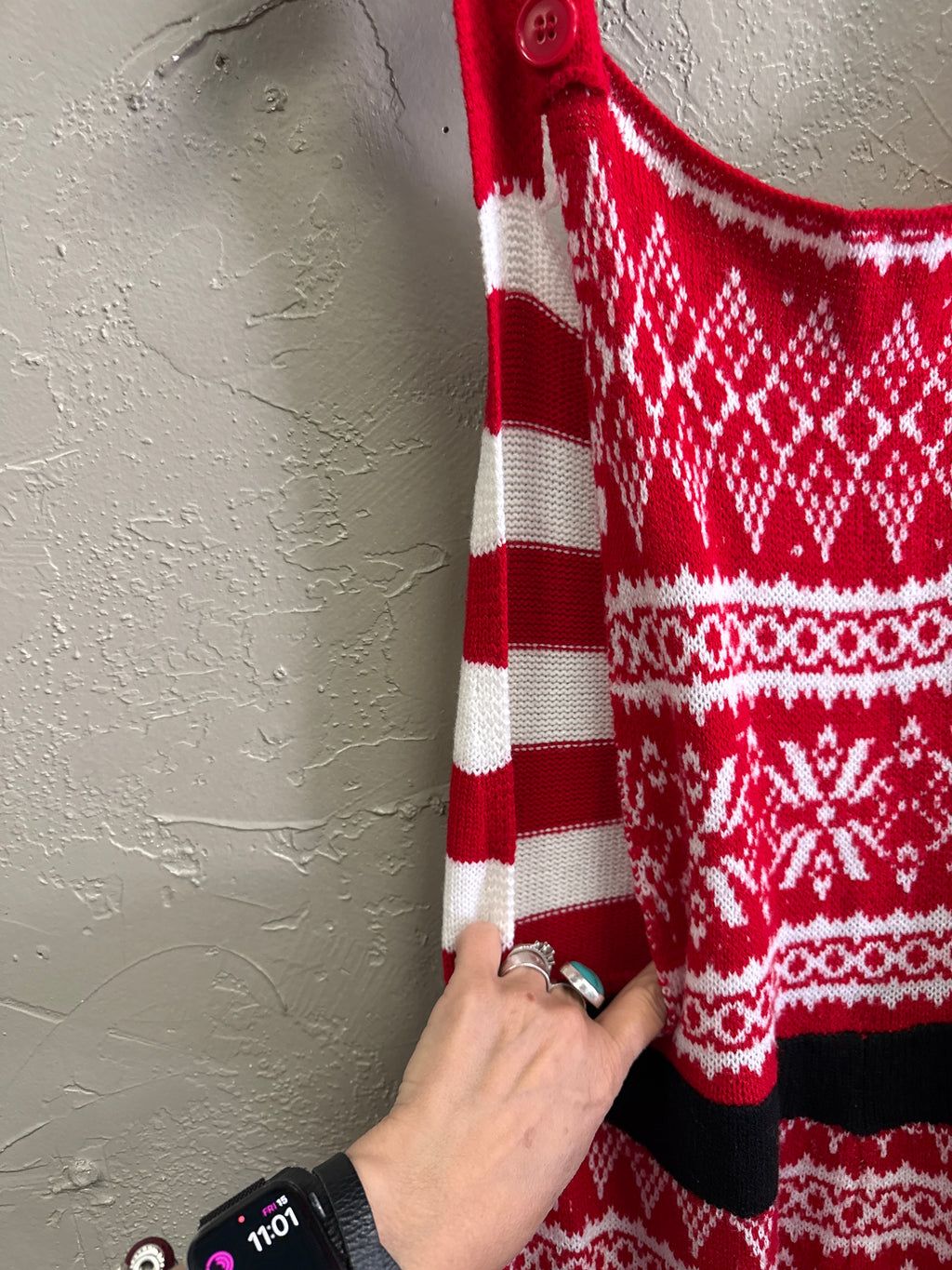 Fair Isle Holiday Overalls