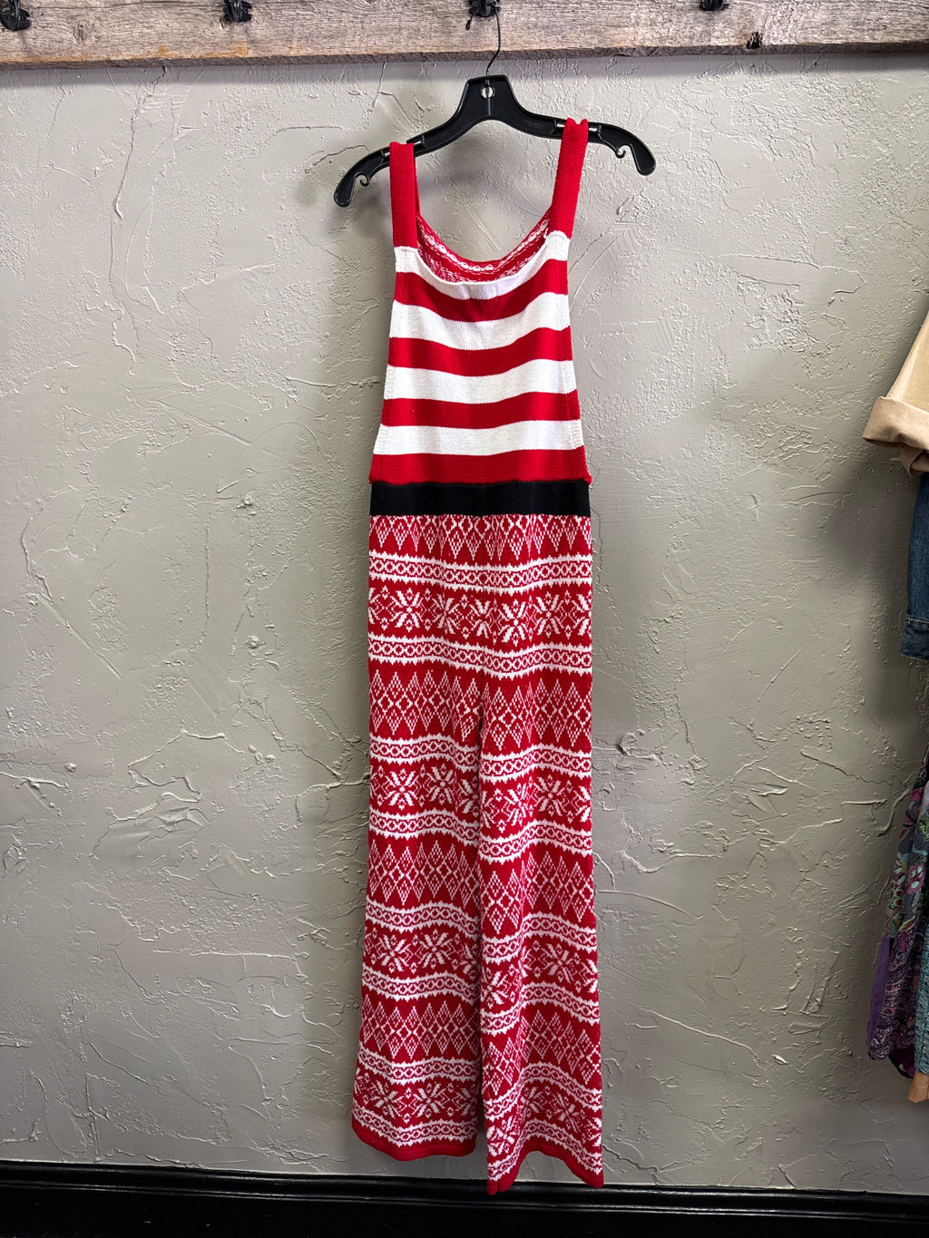 Fair Isle Holiday Overalls