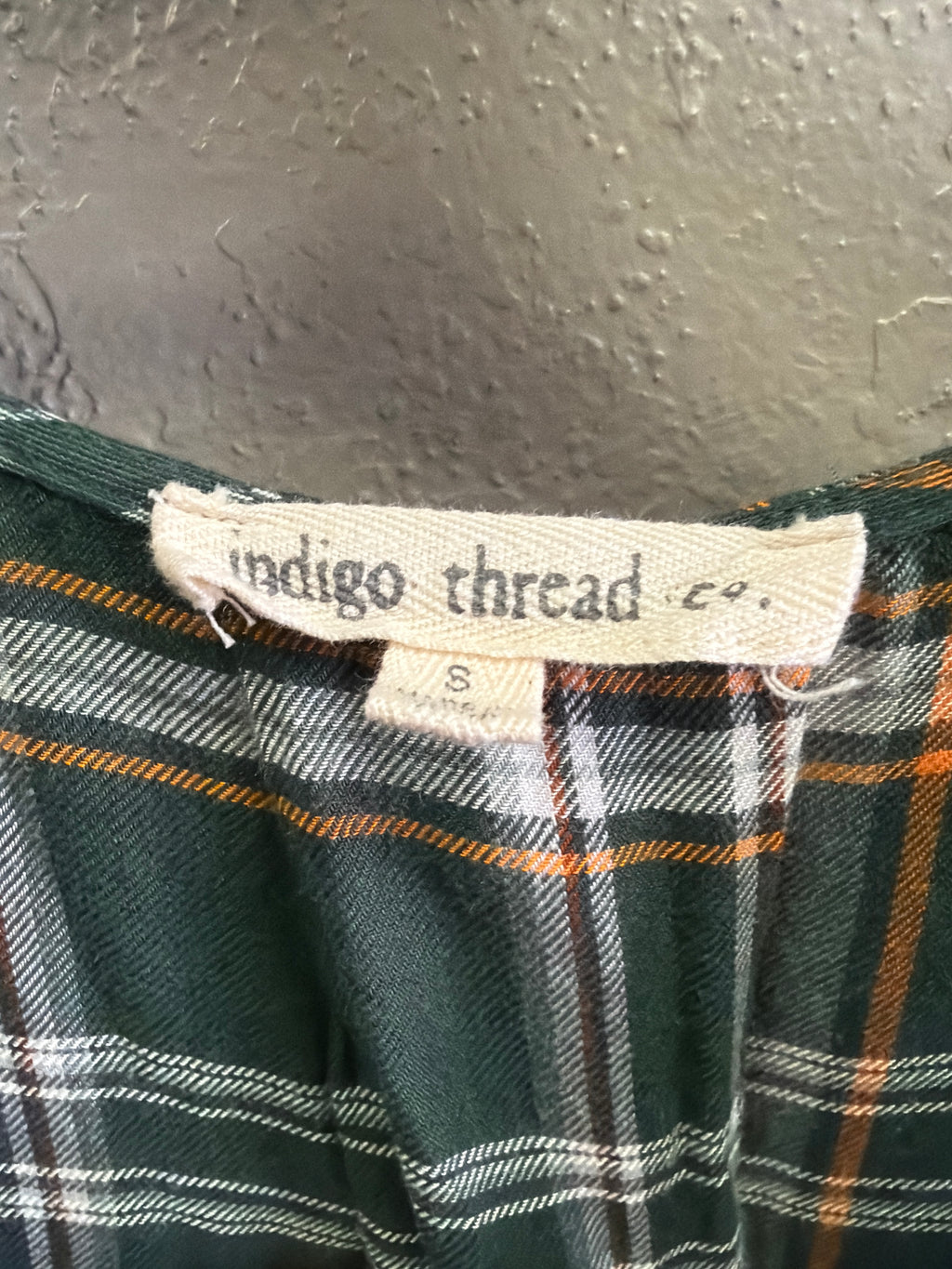 NWOT Indigo Thread Cascading Duster