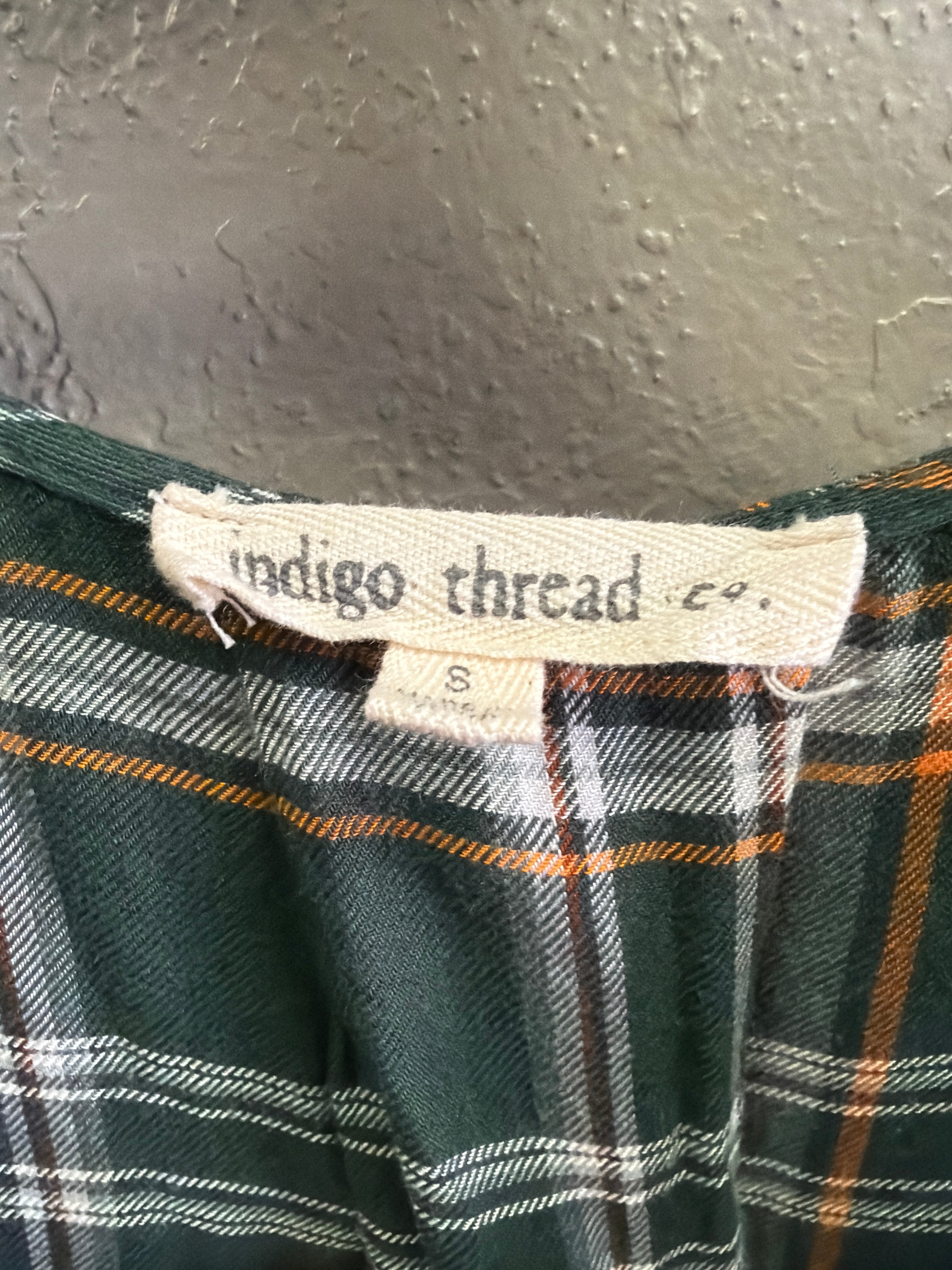 NWOT Indigo Thread Cascading Duster