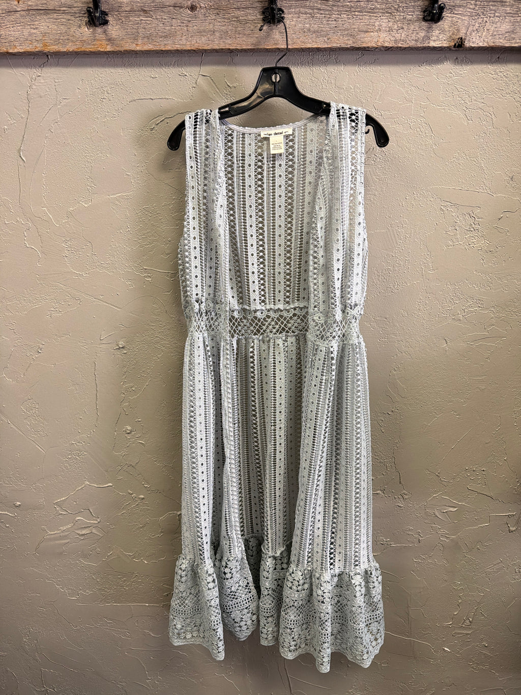 NWOT Indigo Thread Eyelet Lace Vest (org$98)