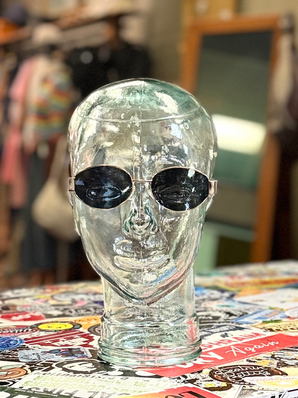 RayGaze Oval Metal Sunglasses