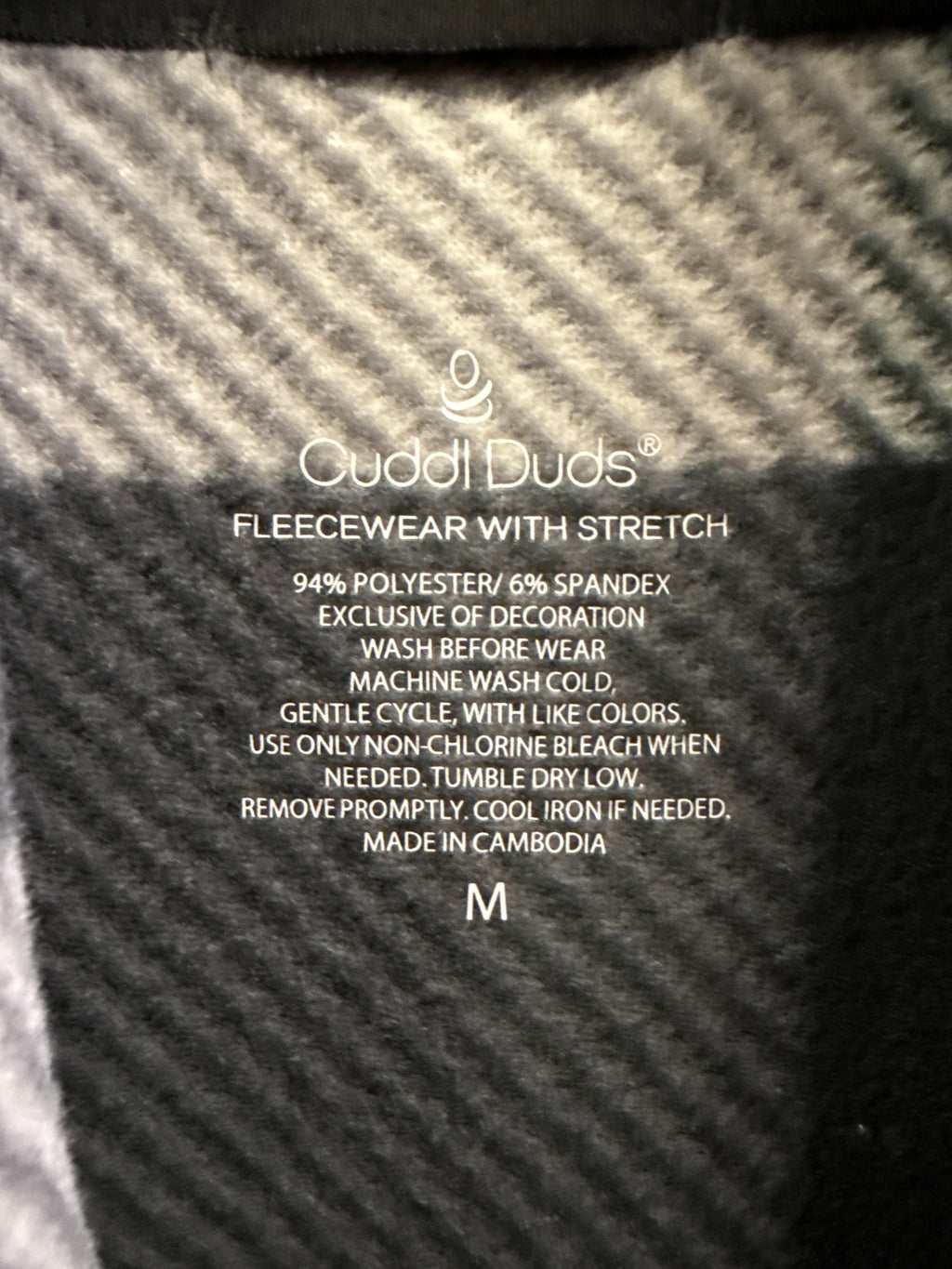 NWOT Cuddl Duds Fleecewear Wrap (org$54)