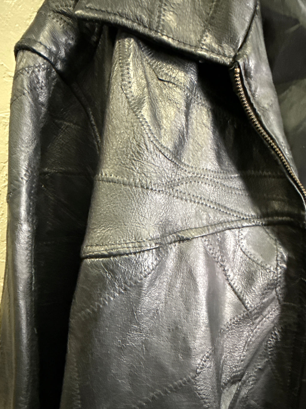 Vtg 90s LaWorld Leather Jacket
