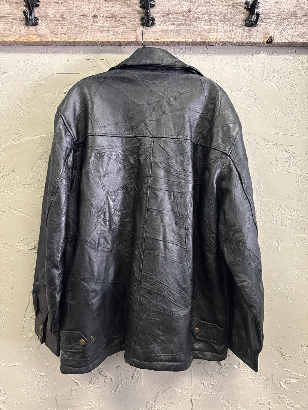 Vtg 90s LaWorld Leather Jacket