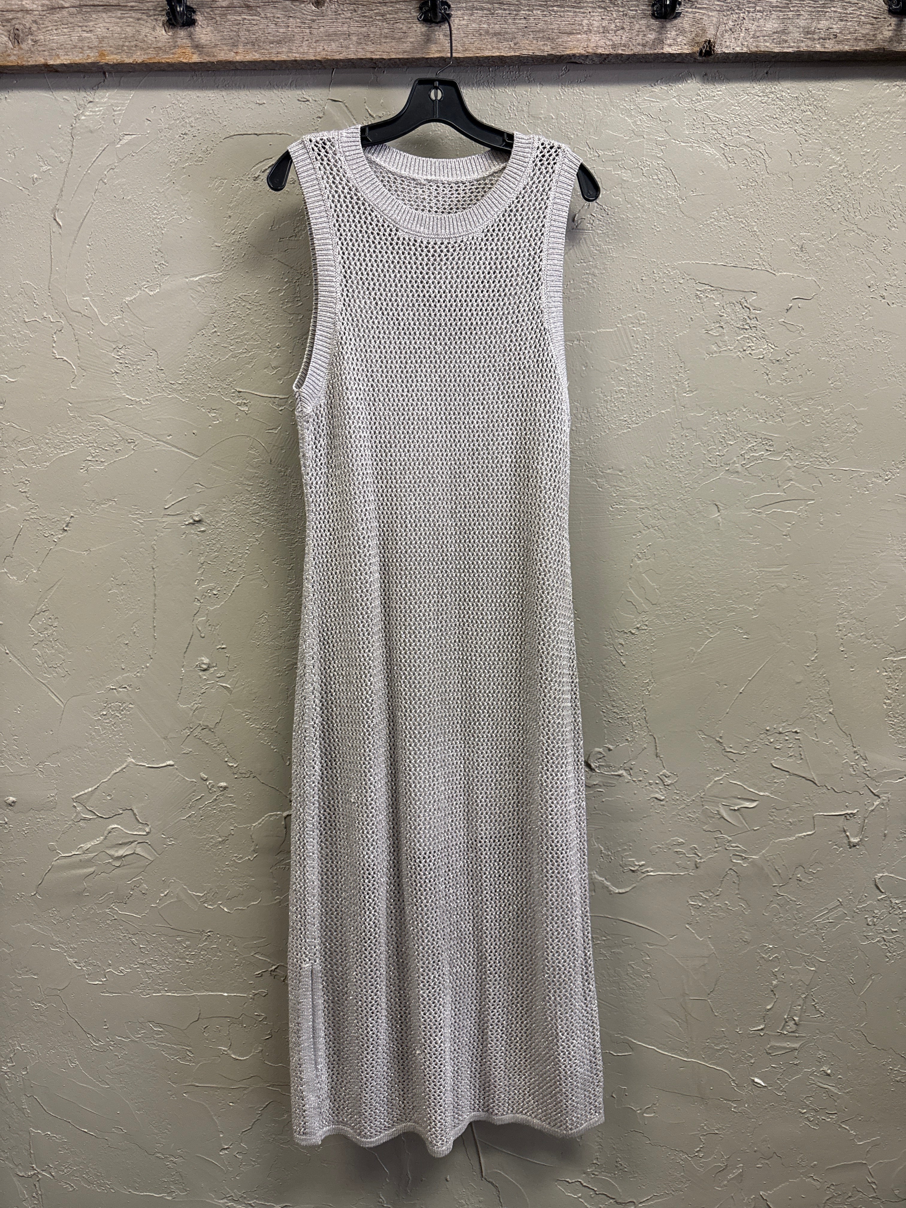 NWOT Openwork Midi Sweater Dress
