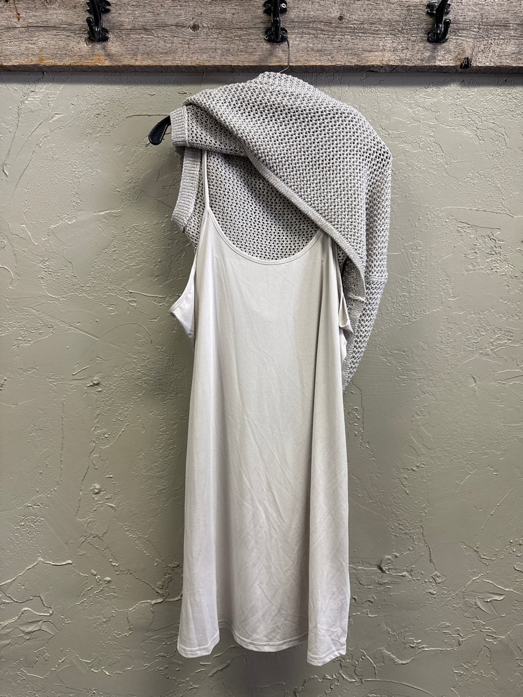 NWOT Openwork Midi Sweater Dress