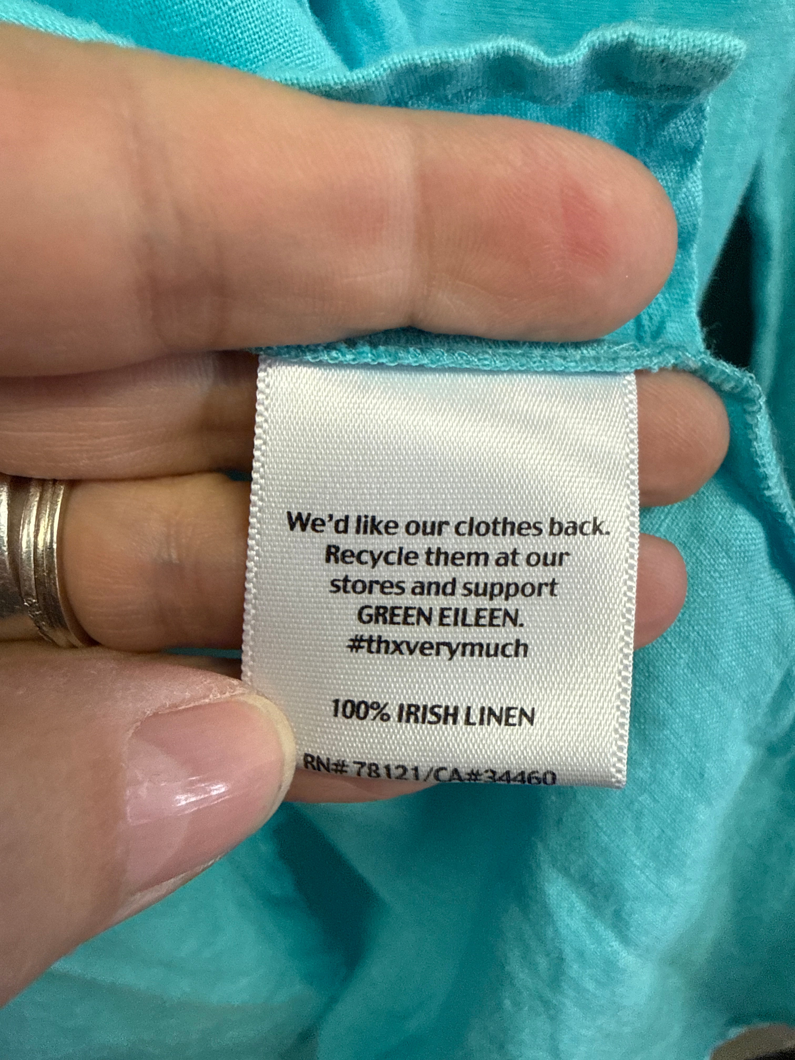 Eileen Fisher Irish Linen Tunic (org$168)