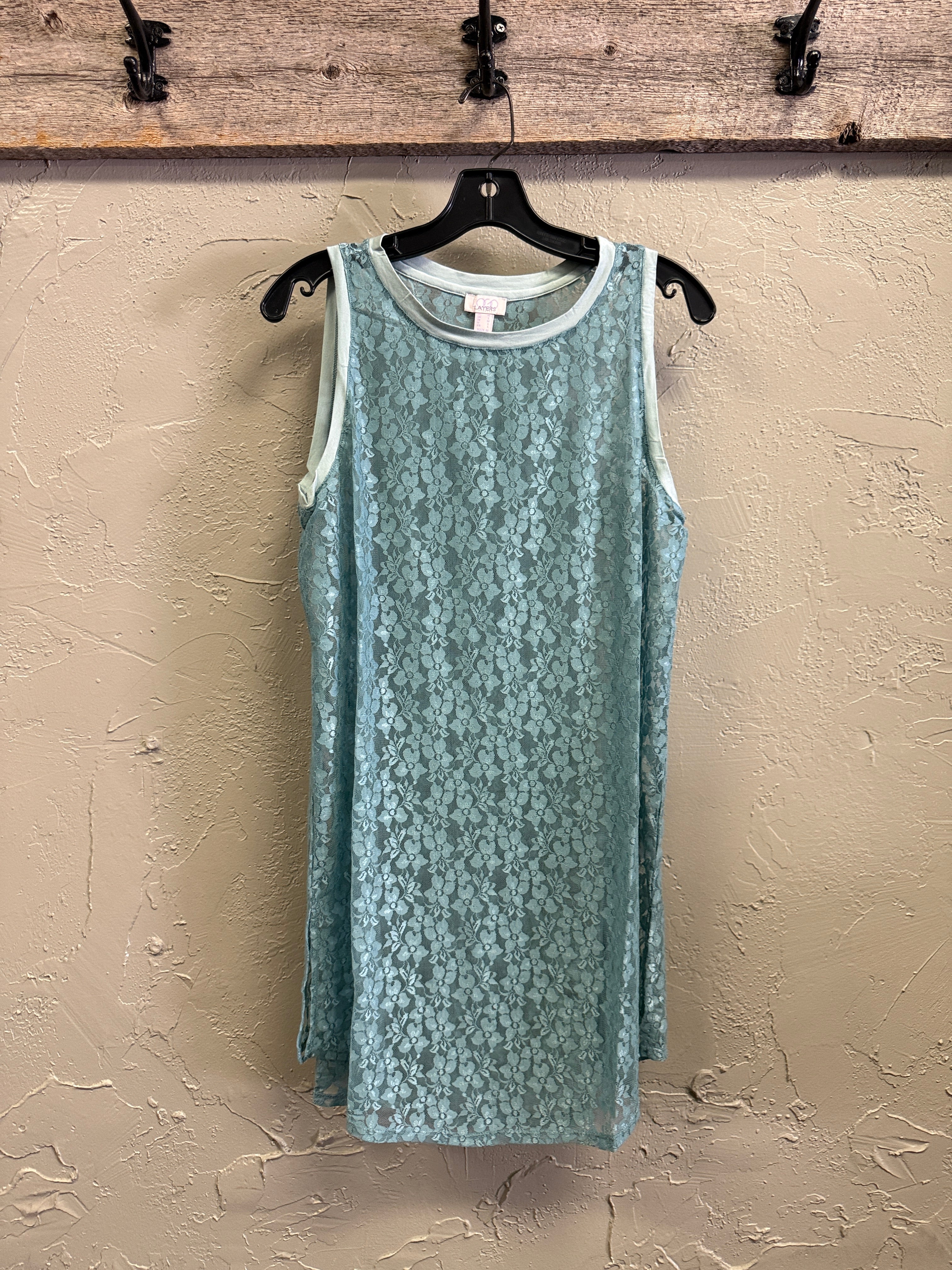 LOGO Lace Tunic Tanks (org$50)