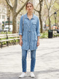 NWT En Creme Chambray Cargo Jacket (org$68)