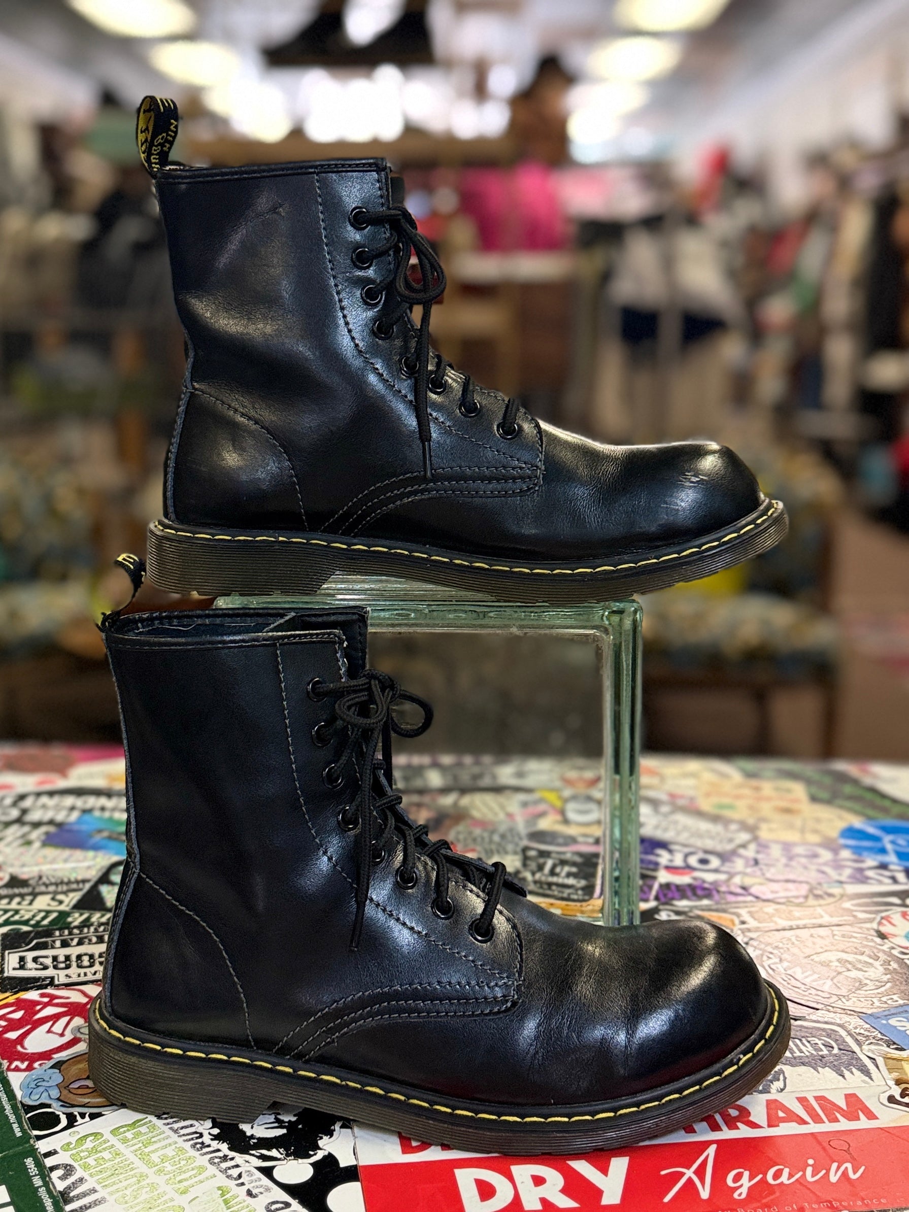 Marke Leather Combat Boots (org$75)